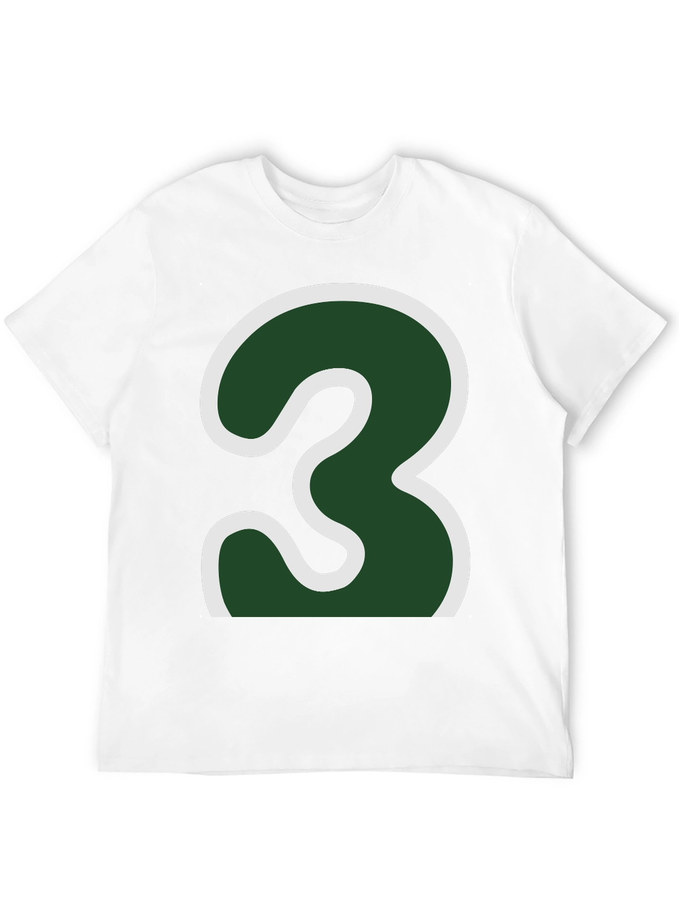 Number 3 Graphic Tee - Bold Statement Shirt