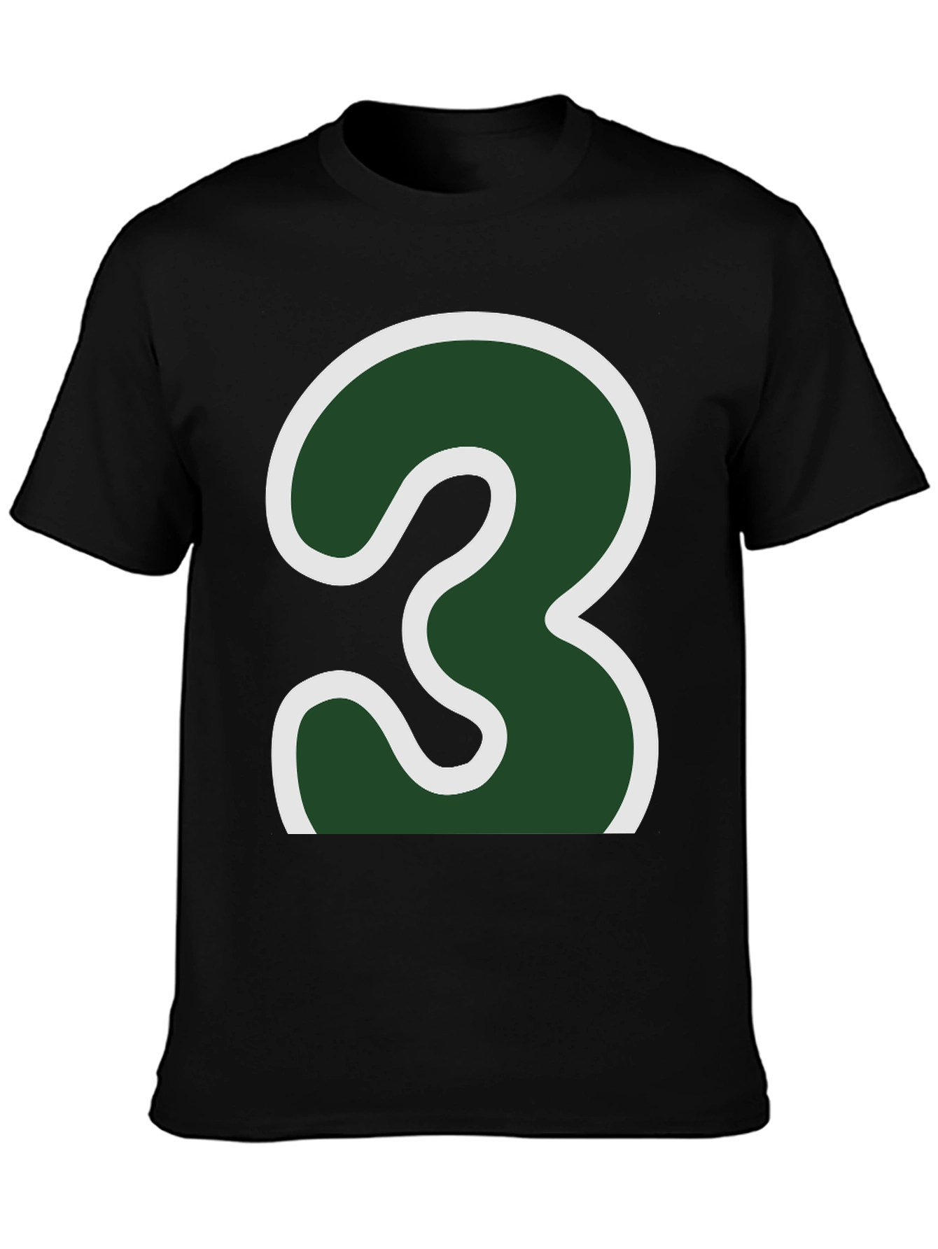 Number 3 Graphic Tee - Bold Statement Shirt