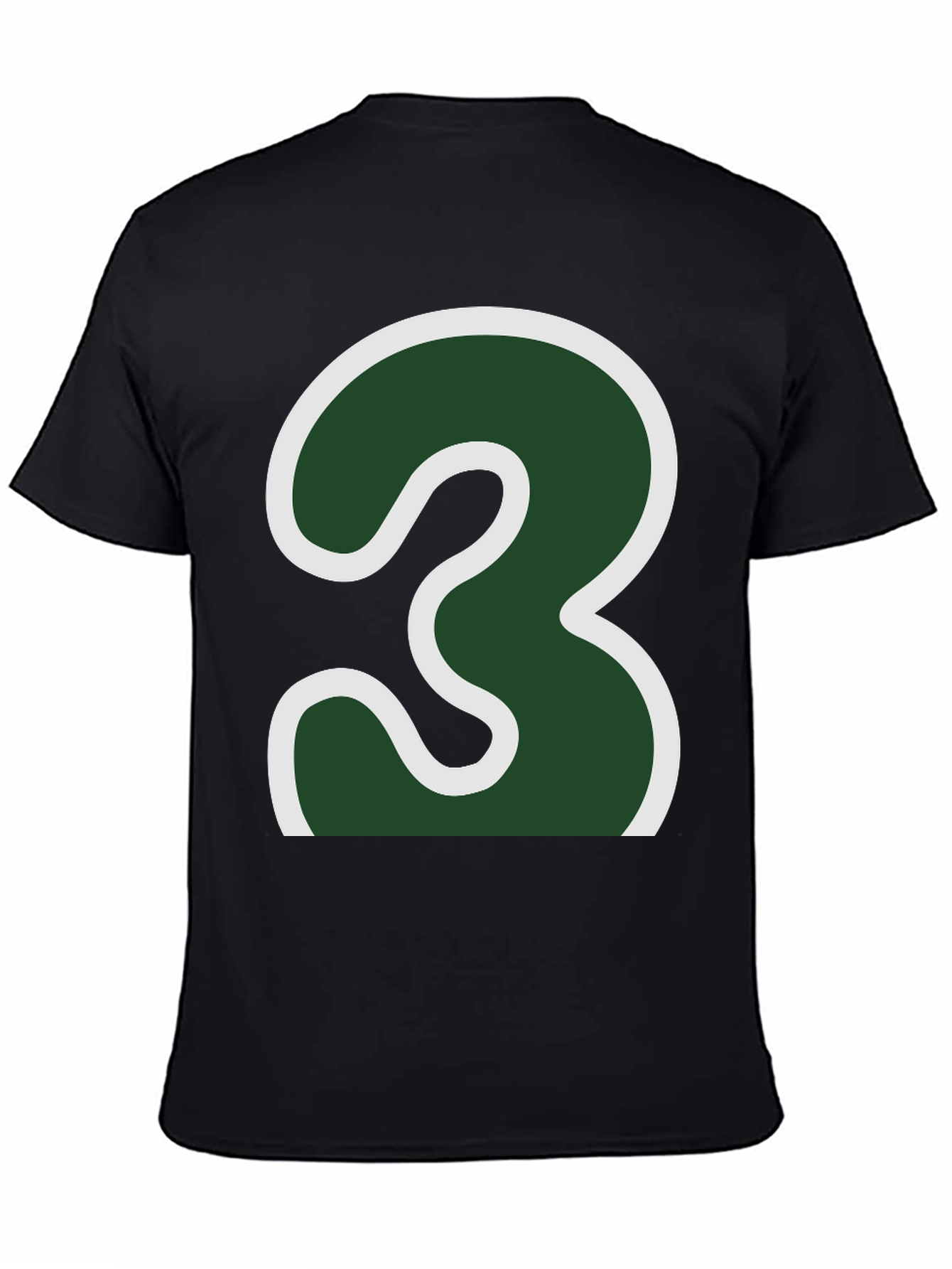 Number 3 Graphic Tee - Bold Statement Shirt