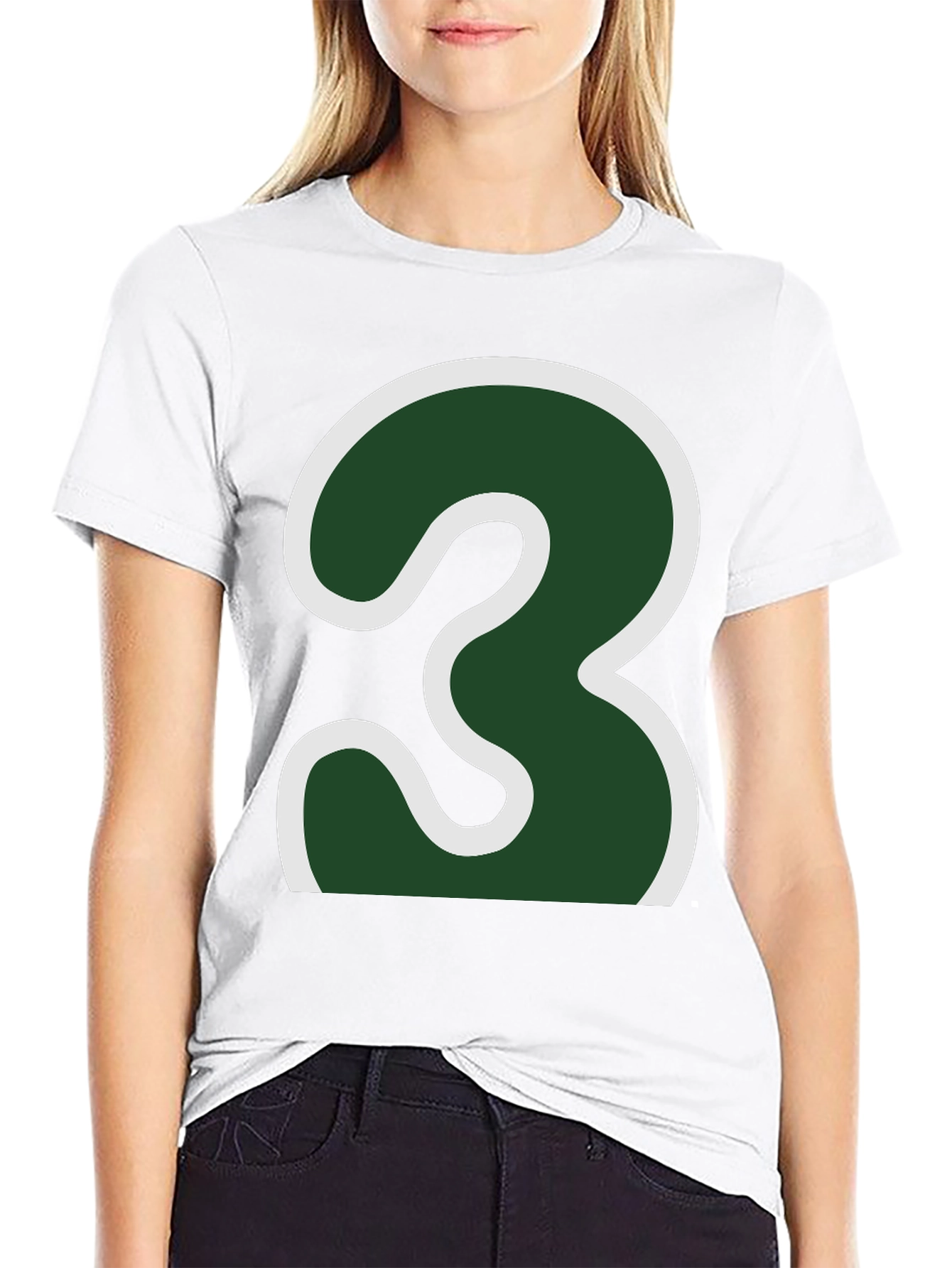Number 3 Graphic Tee - Bold Statement Shirt
