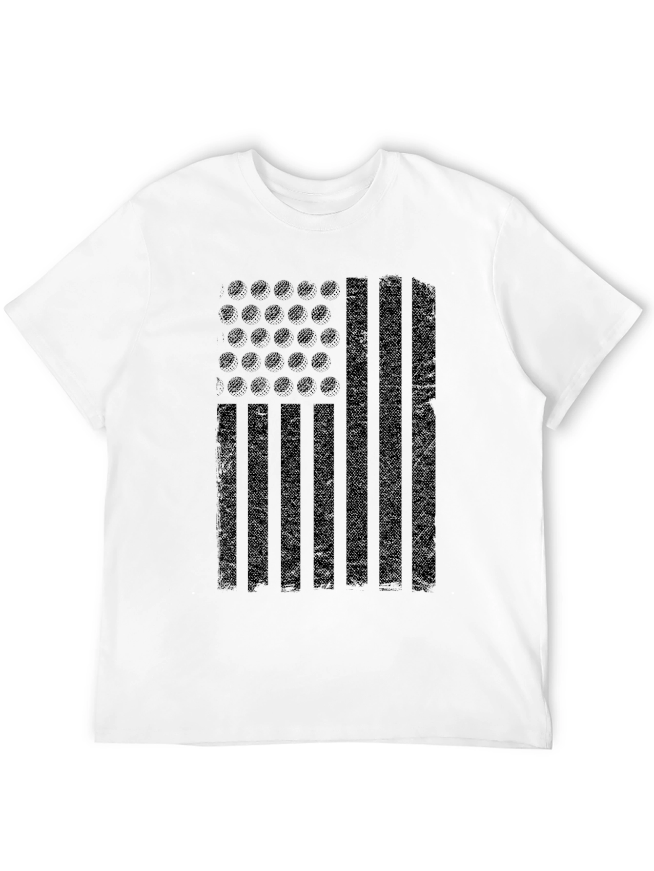 Distressed American Flag Graphic T-Shirt