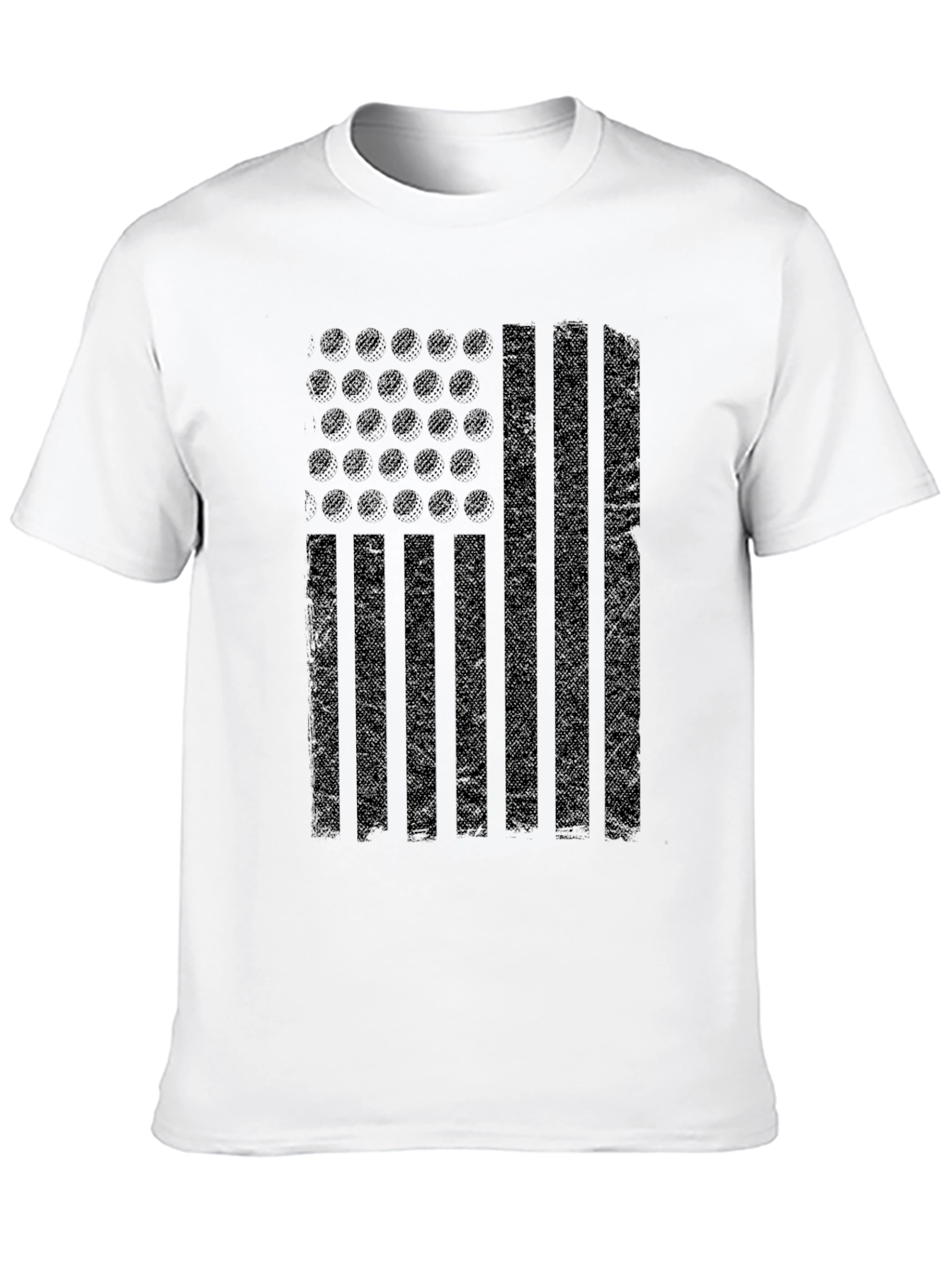 Distressed American Flag Graphic T-Shirt