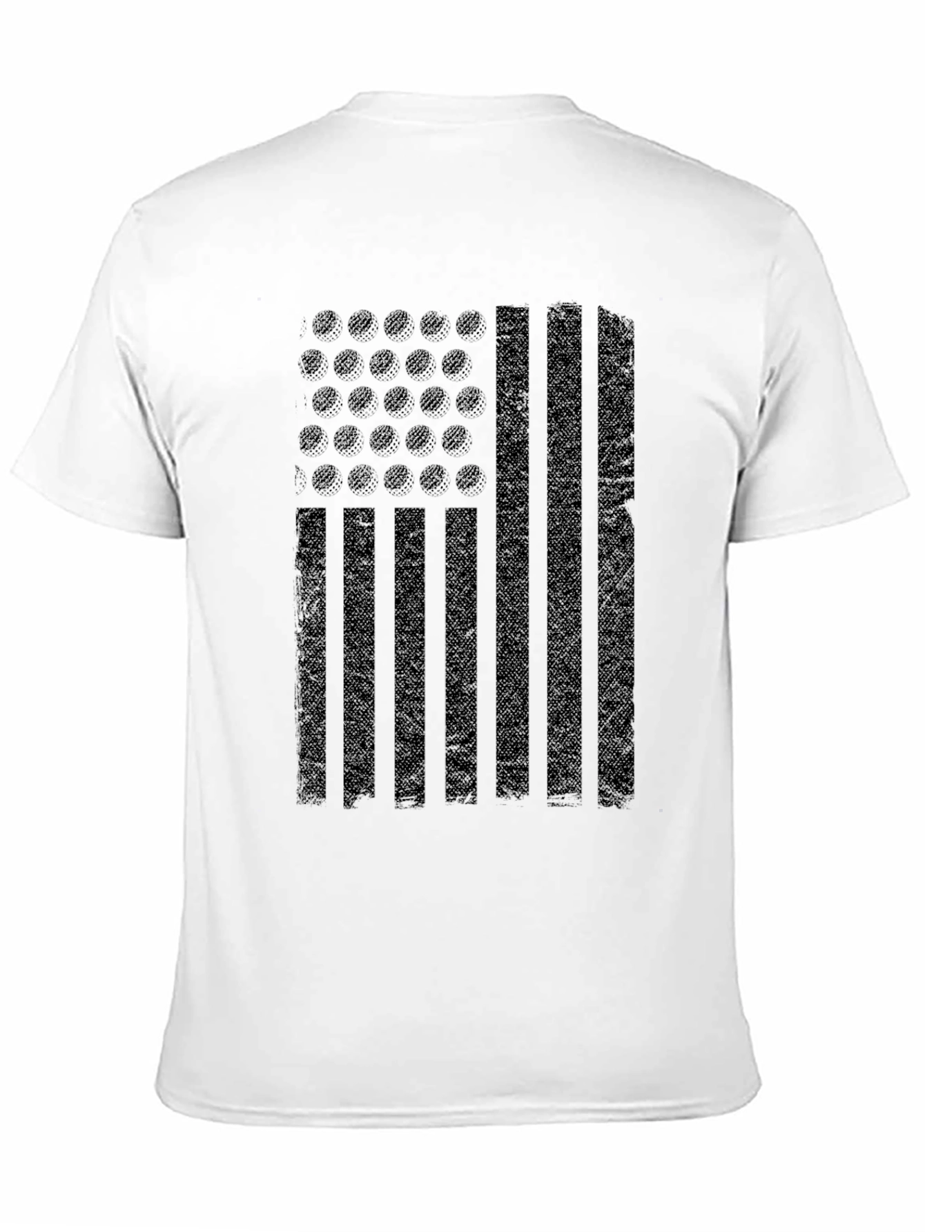 Distressed American Flag Graphic T-Shirt