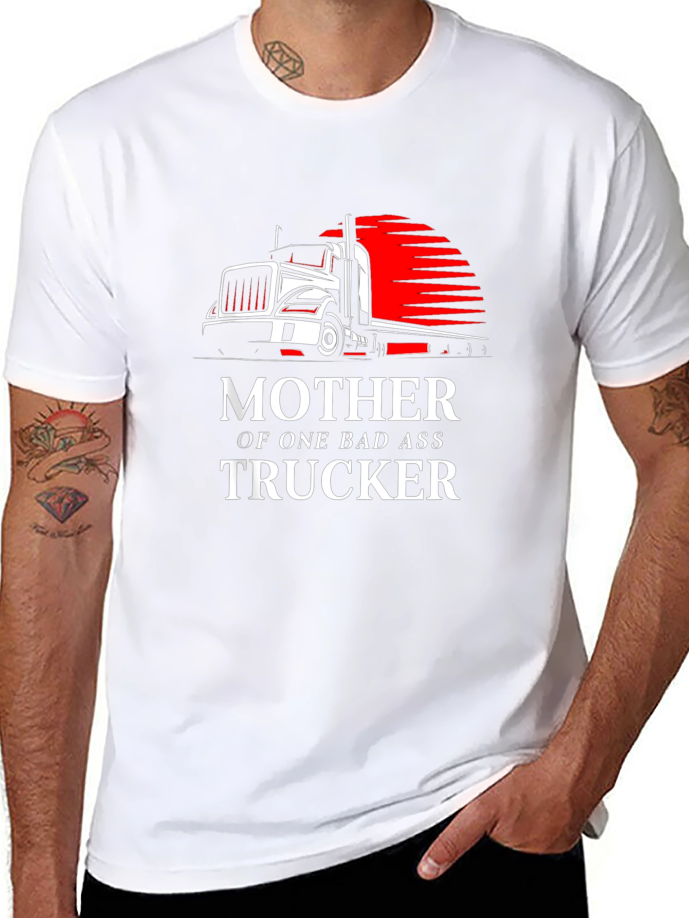 Mother of a Bad Ass Trucker T-Shirt