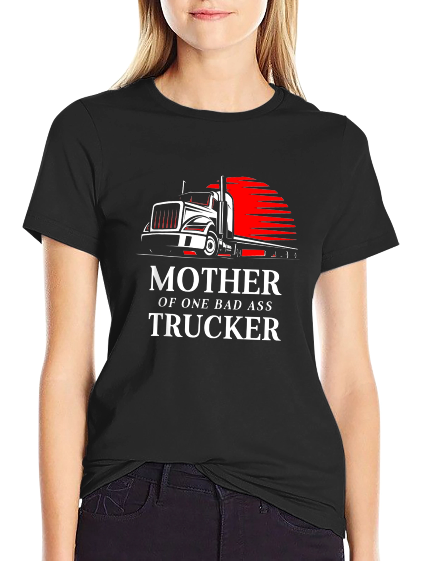 Mother of a Bad Ass Trucker T-Shirt