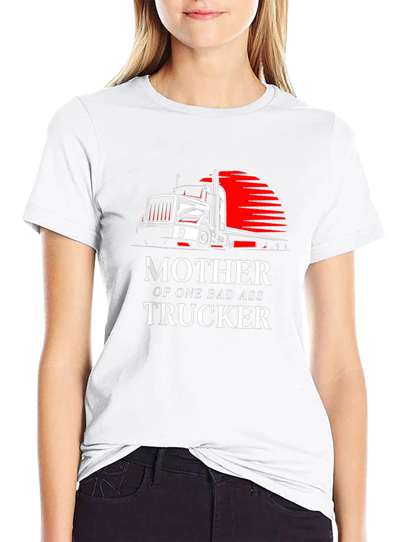 Mother of a Bad Ass Trucker T-Shirt