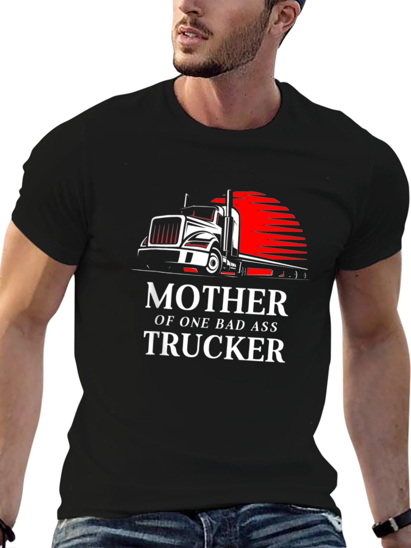 Mother of a Bad Ass Trucker T-Shirt