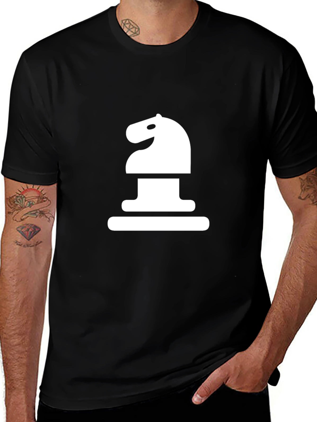 Chess Knight Graphic Tee - Stylish & Unique!