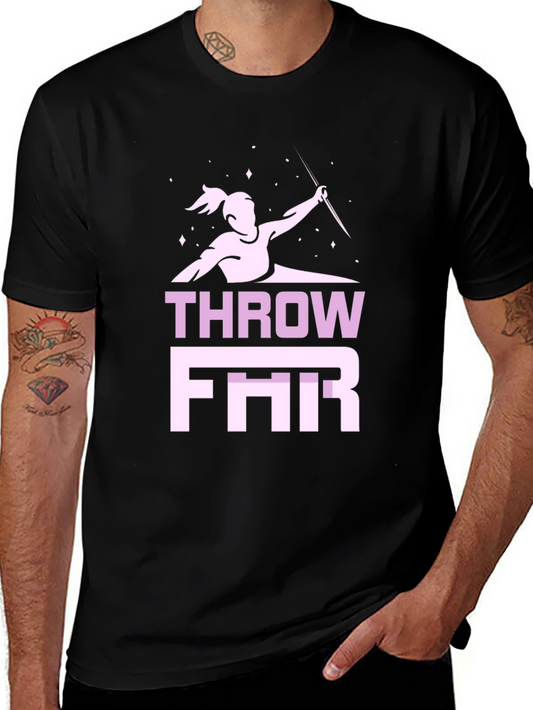 Throw Far Javelin T-Shirt | Athletic Sportswear