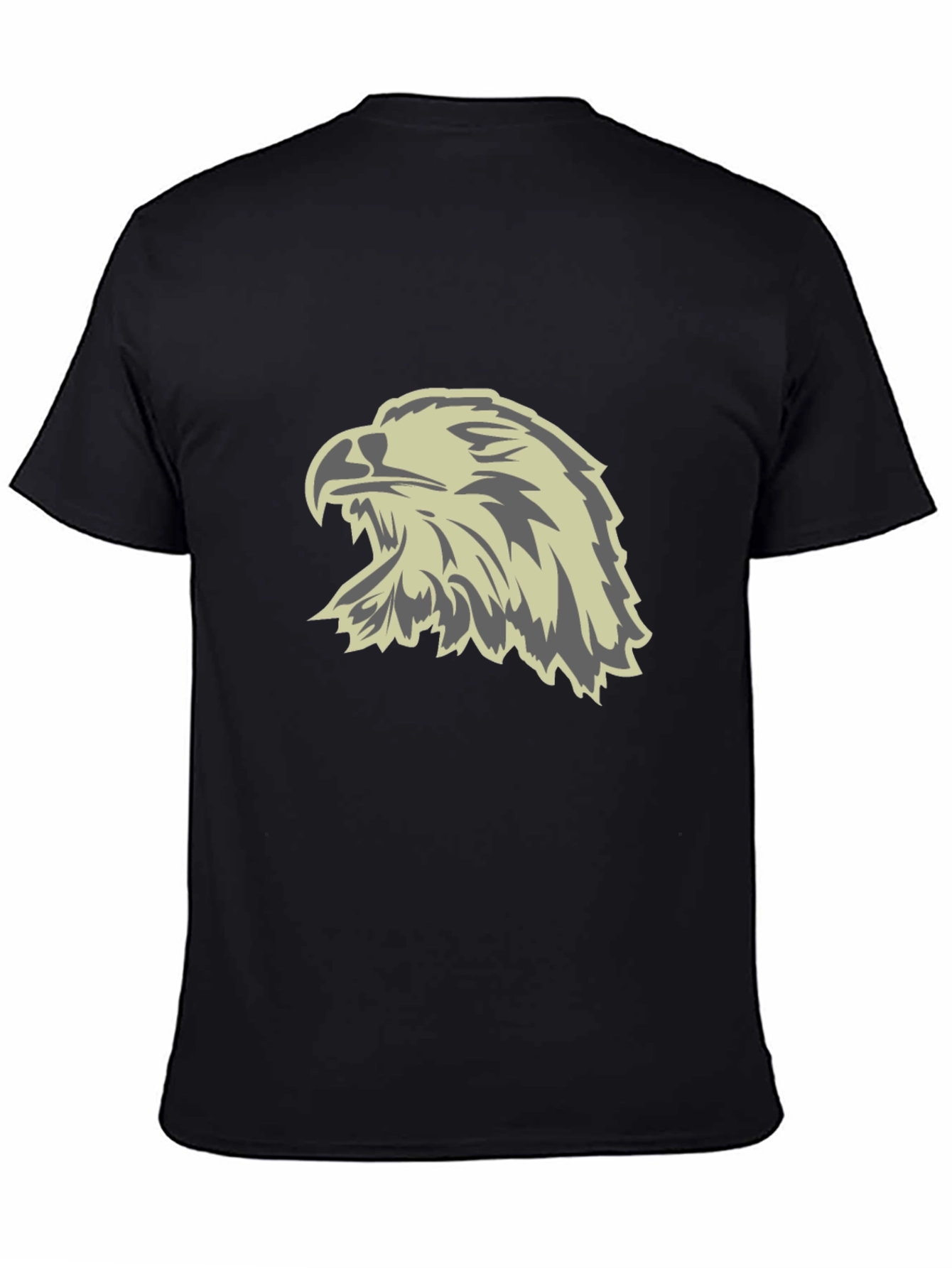 Bold Eagle Graphic Tee - Black
