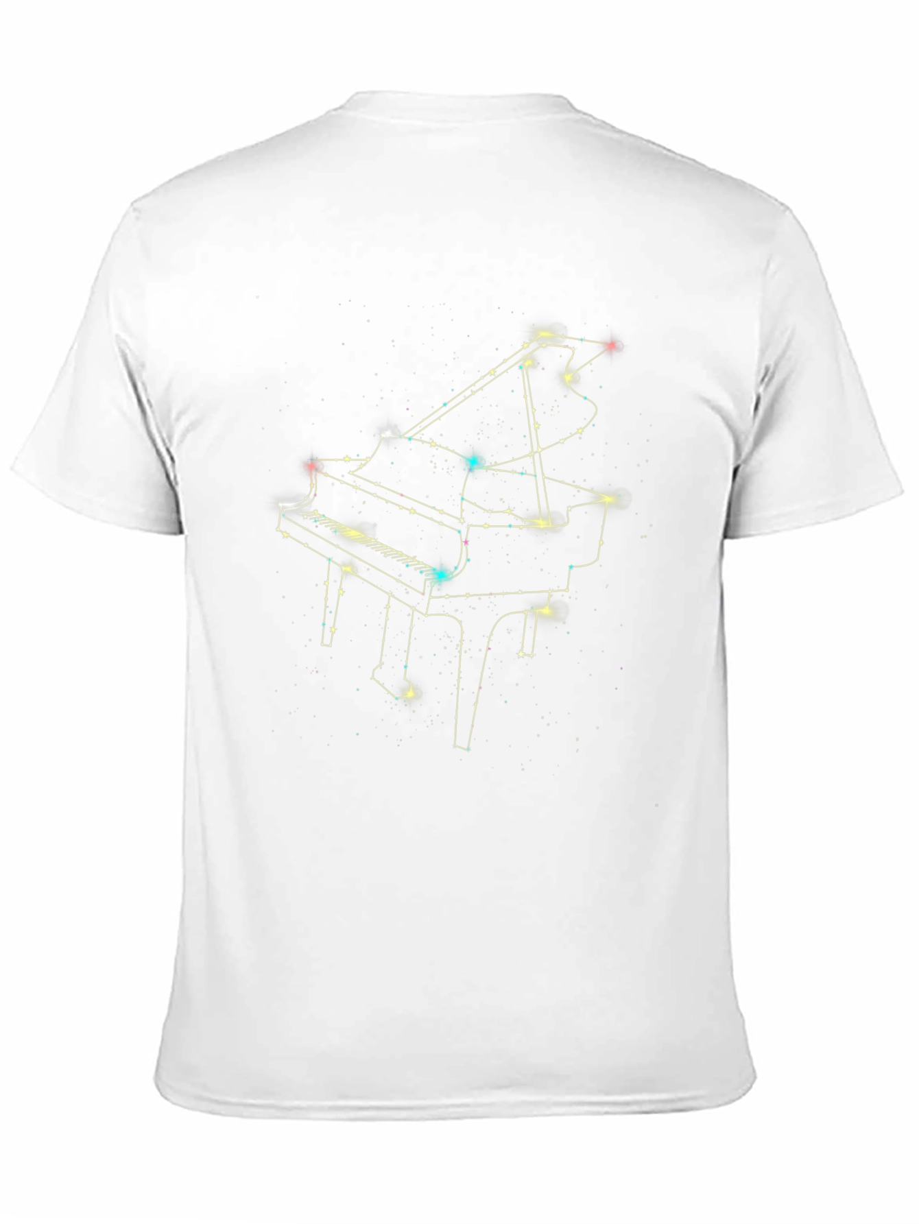 Piano Constellation Black T-Shirt