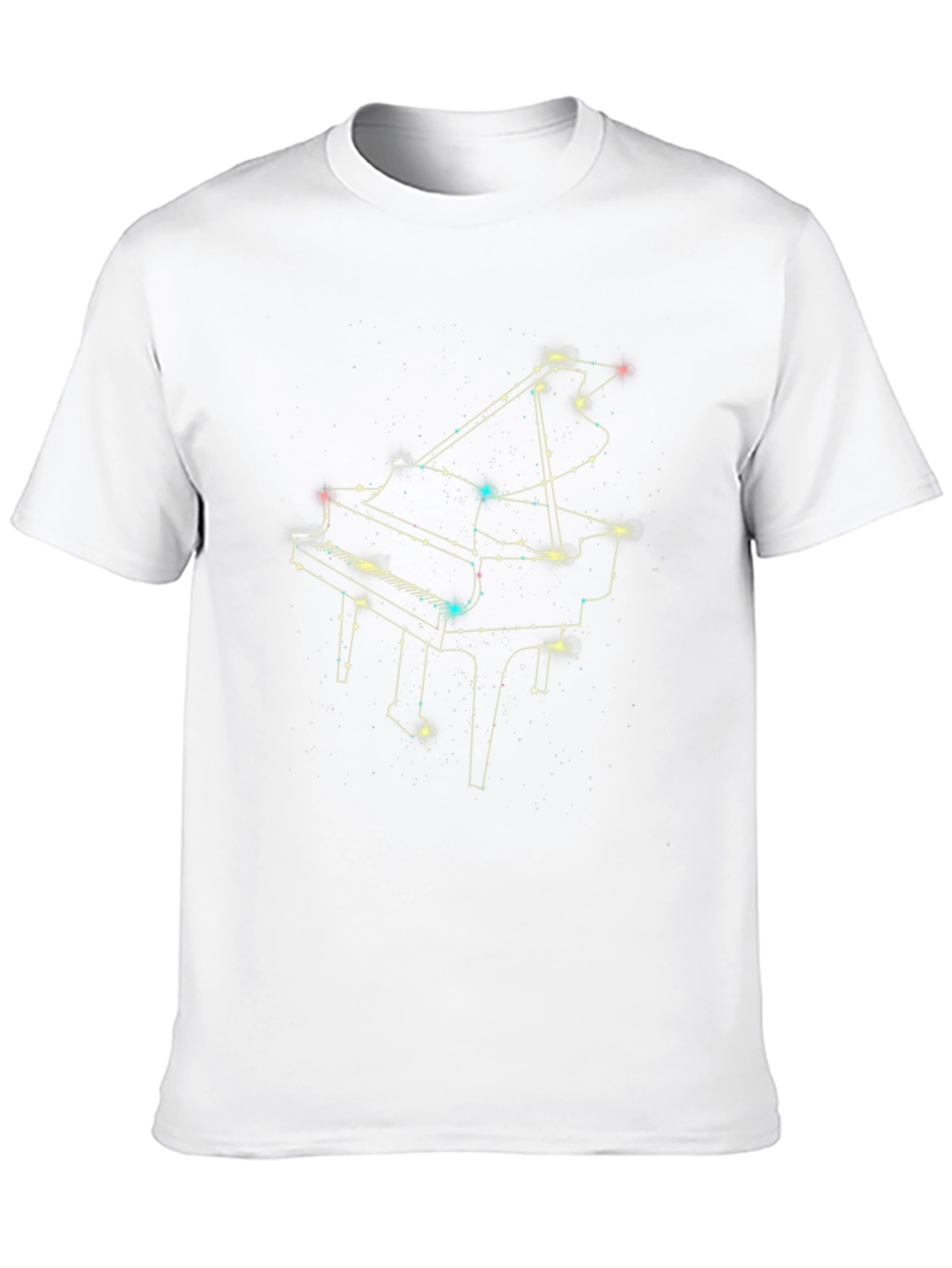 Piano Constellation Black T-Shirt