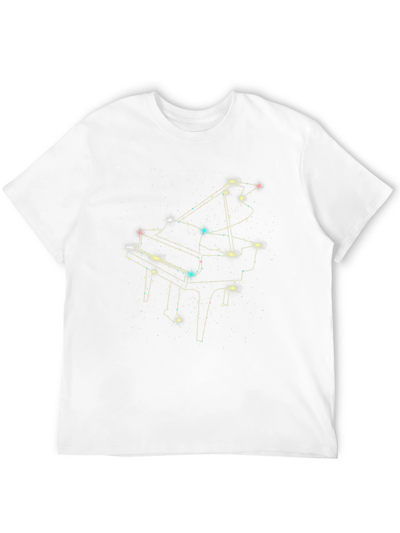 Piano Constellation Black T-Shirt