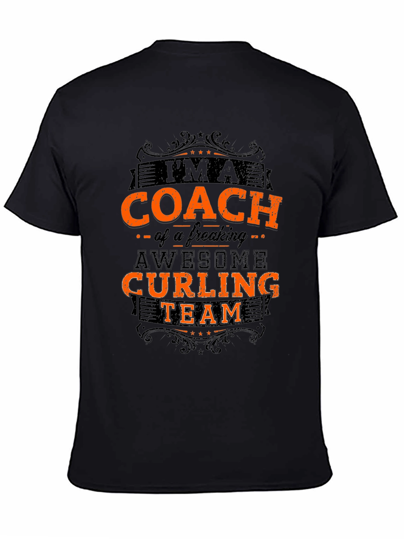 Curling Coach T-Shirt - Awesome Team Pride