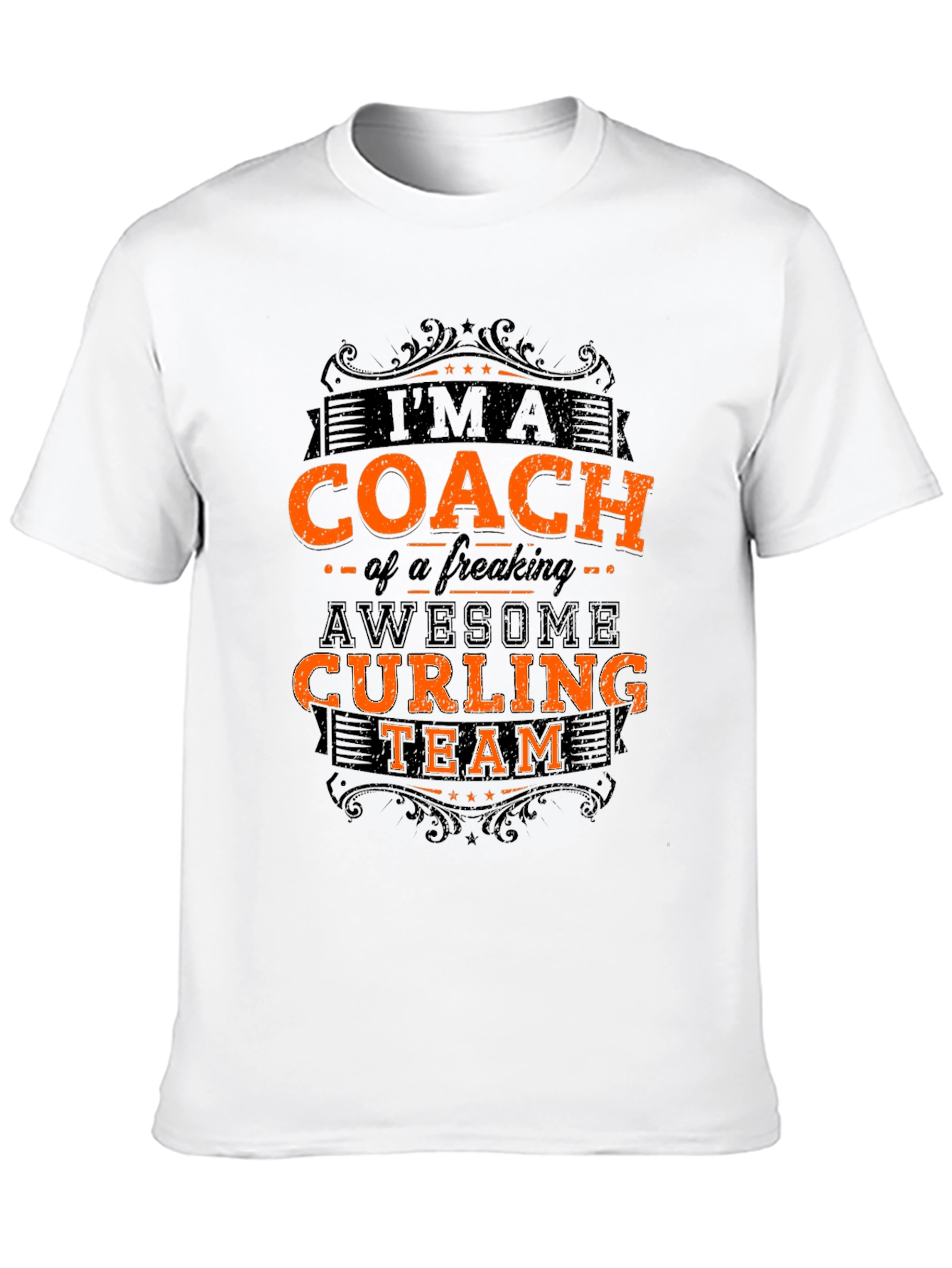 Curling Coach T-Shirt - Awesome Team Pride