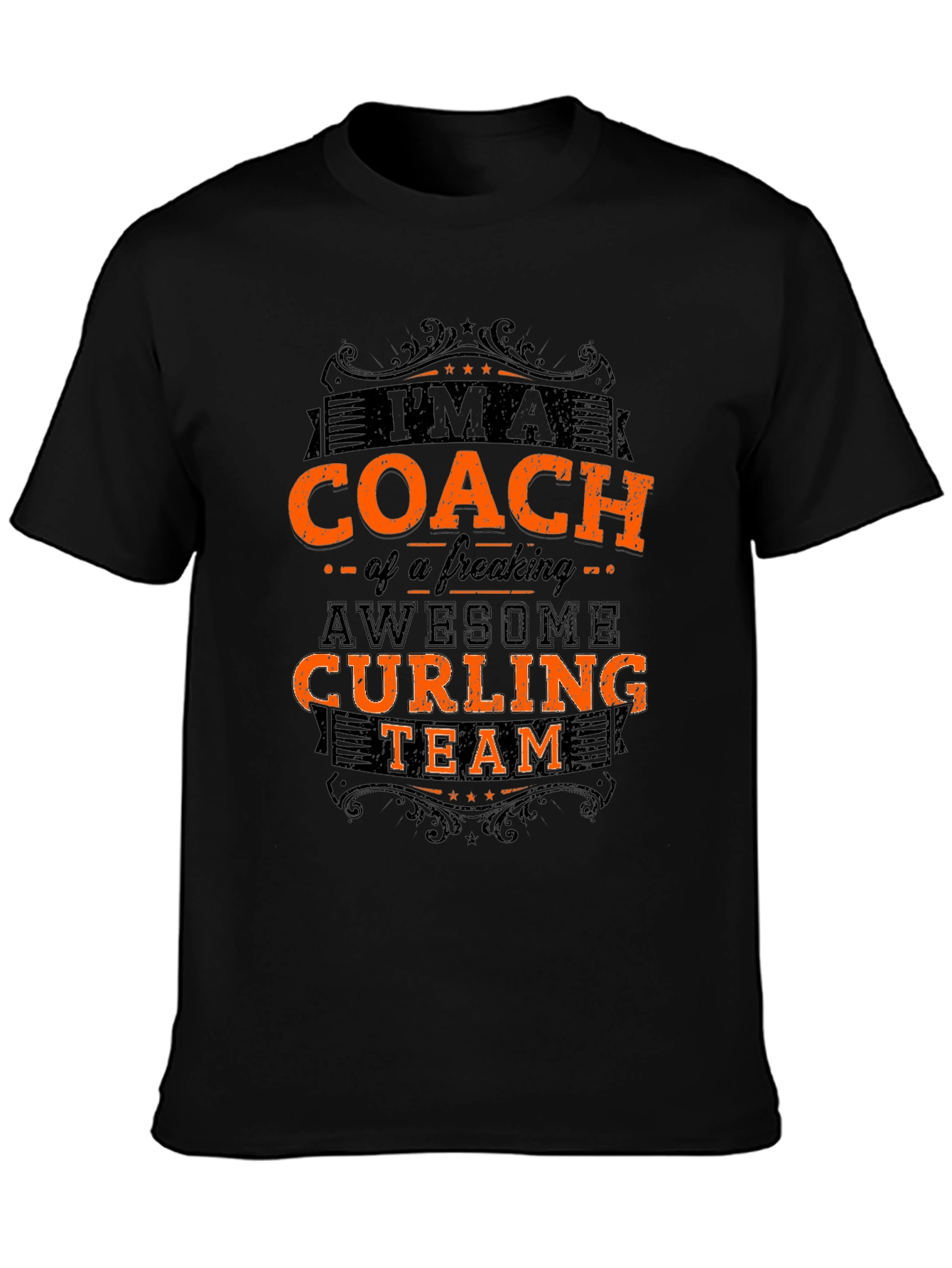 Curling Coach T-Shirt - Awesome Team Pride
