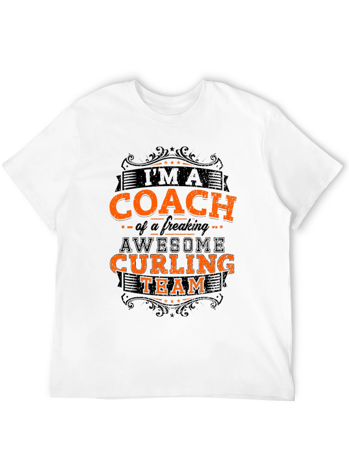 Curling Coach T-Shirt - Awesome Team Pride