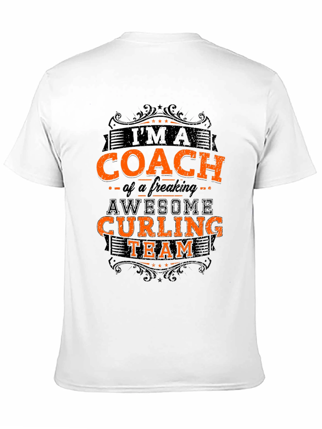 Curling Coach T-Shirt - Awesome Team Pride
