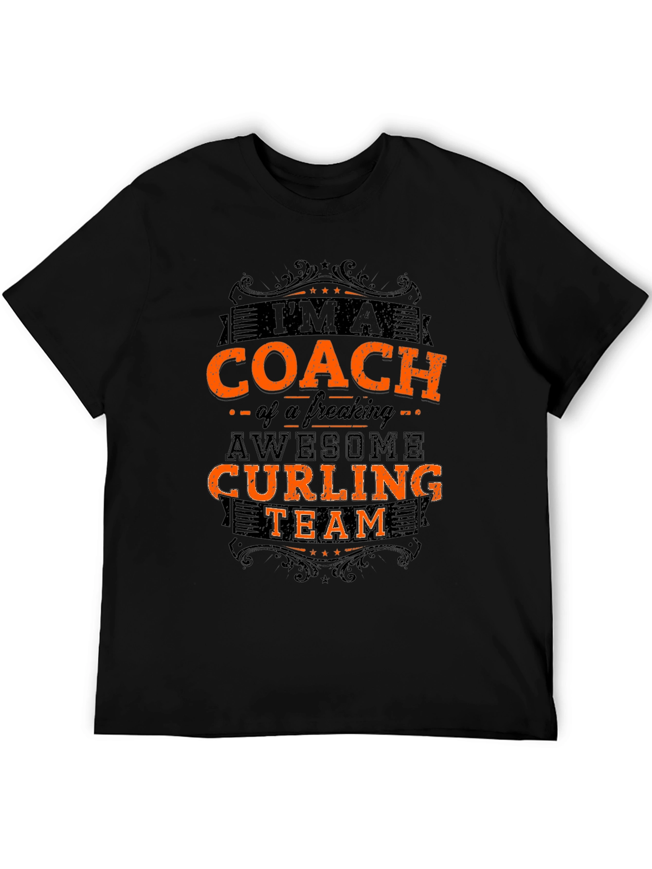 Curling Coach T-Shirt - Awesome Team Pride