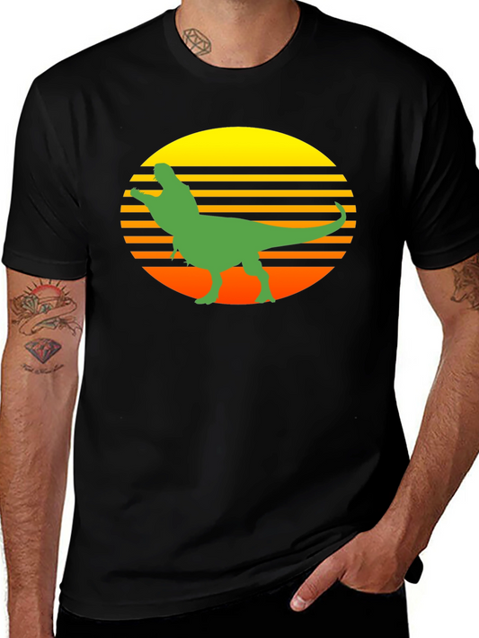 Retro Dinosaur Graphic T-Shirt