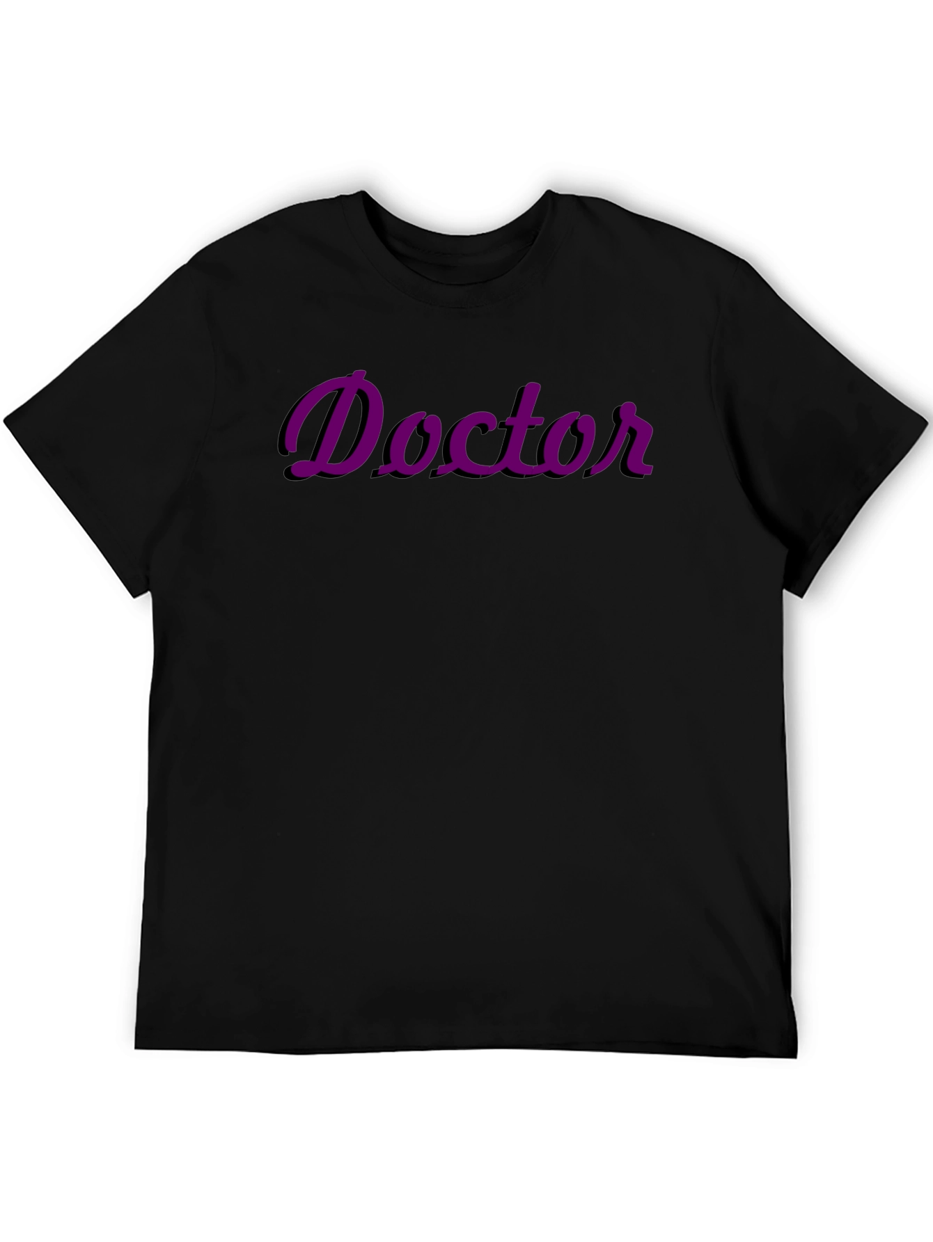 Doctor T-Shirt - Stylish Purple Graphic Tee