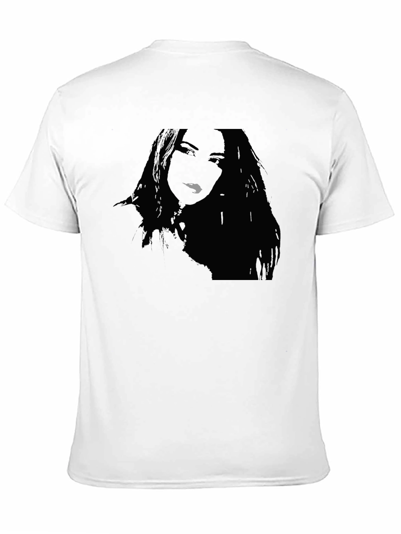 Silhouette Graphic Black Tee