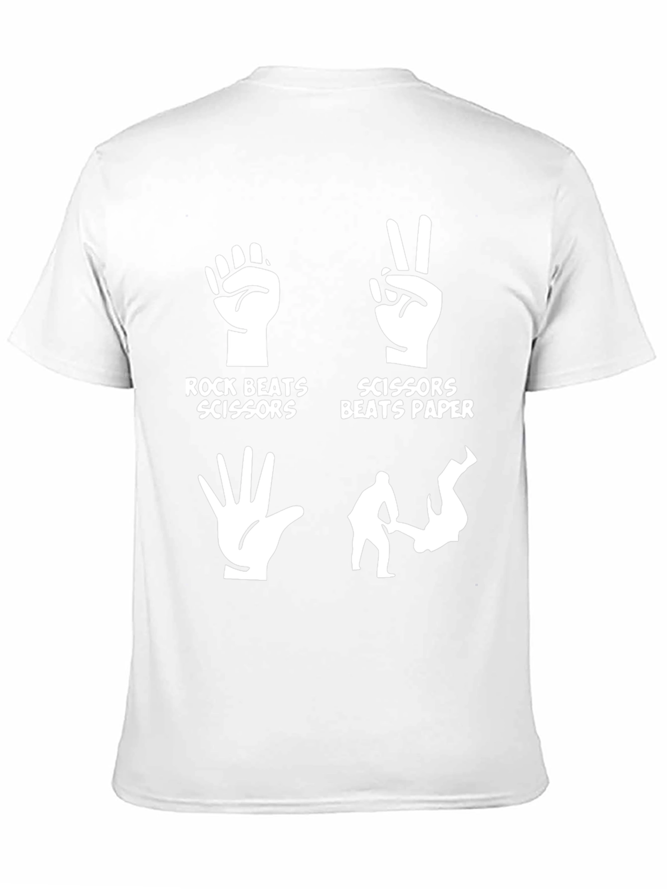 Rock Paper Scissors Graphic T-Shirt