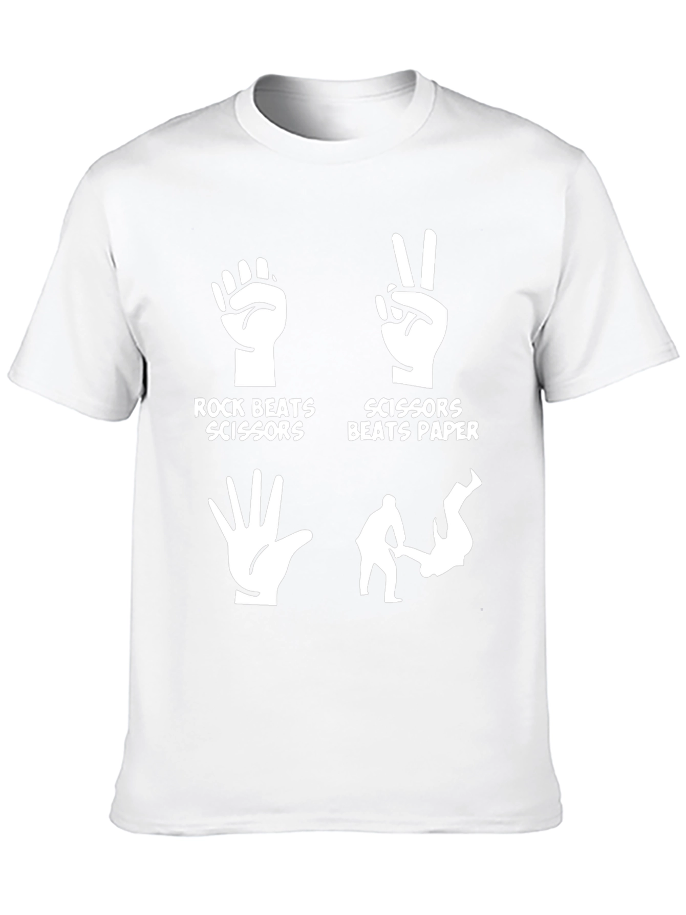 Rock Paper Scissors Graphic T-Shirt
