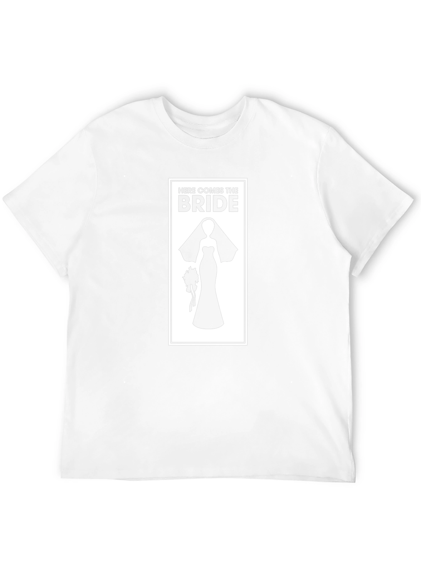 Here Comes the Bride T-Shirt - Wedding Fun