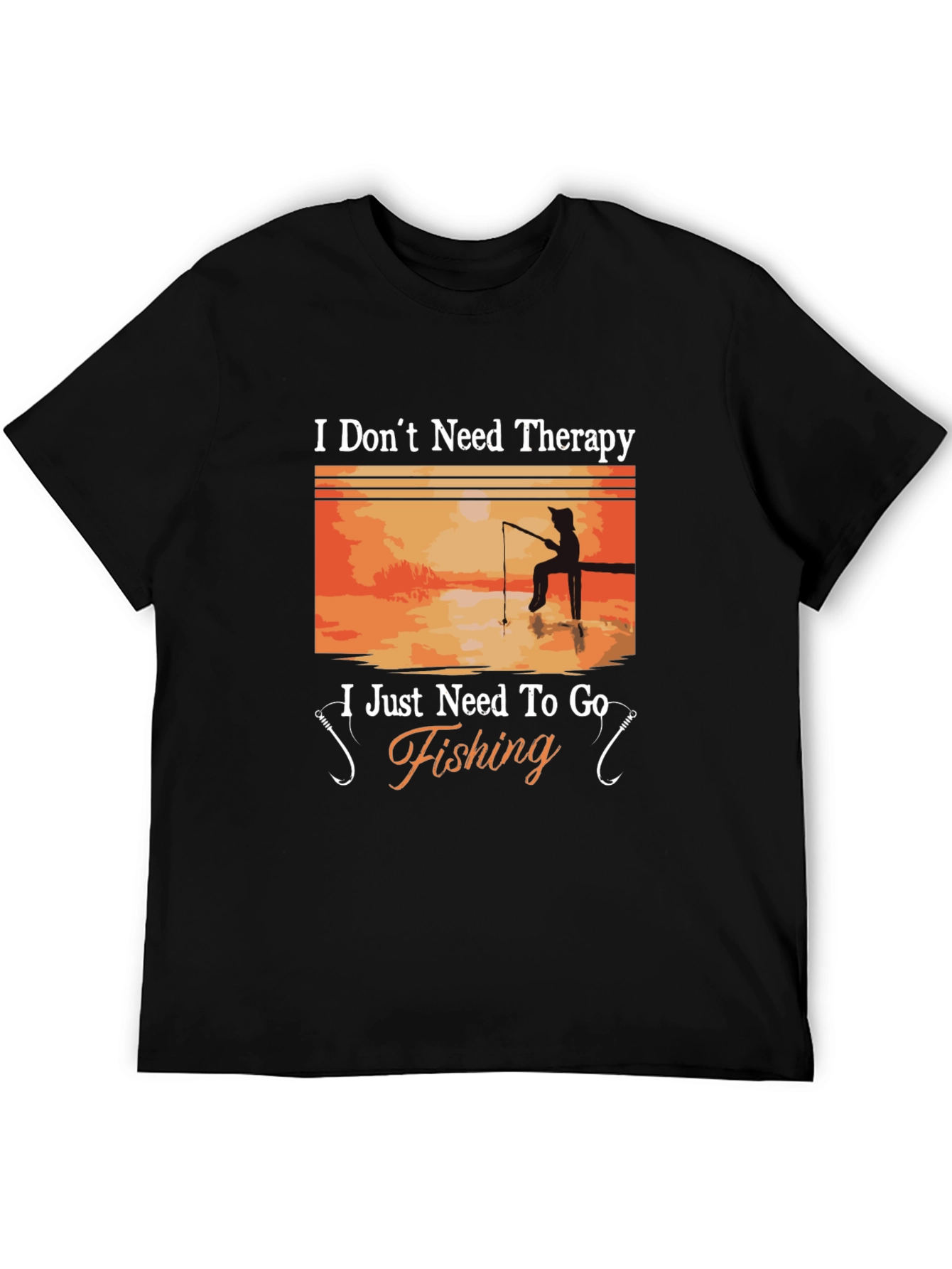 Fishing Therapy T-Shirt - Anglers Humor Tee