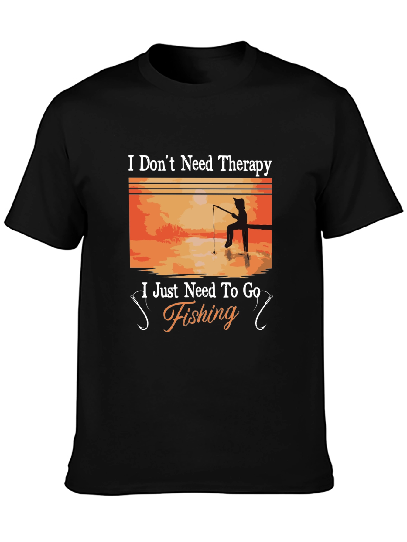 Fishing Therapy T-Shirt - Anglers Humor Tee