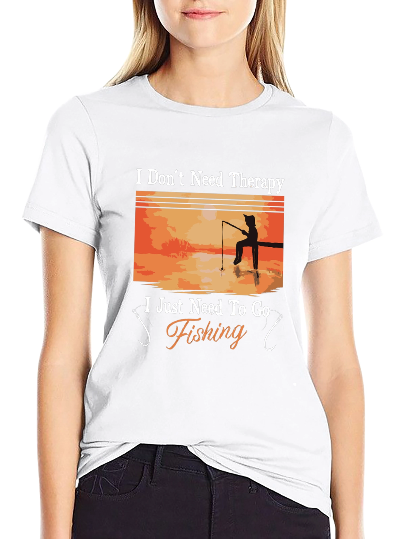 Fishing Therapy T-Shirt - Anglers Humor Tee