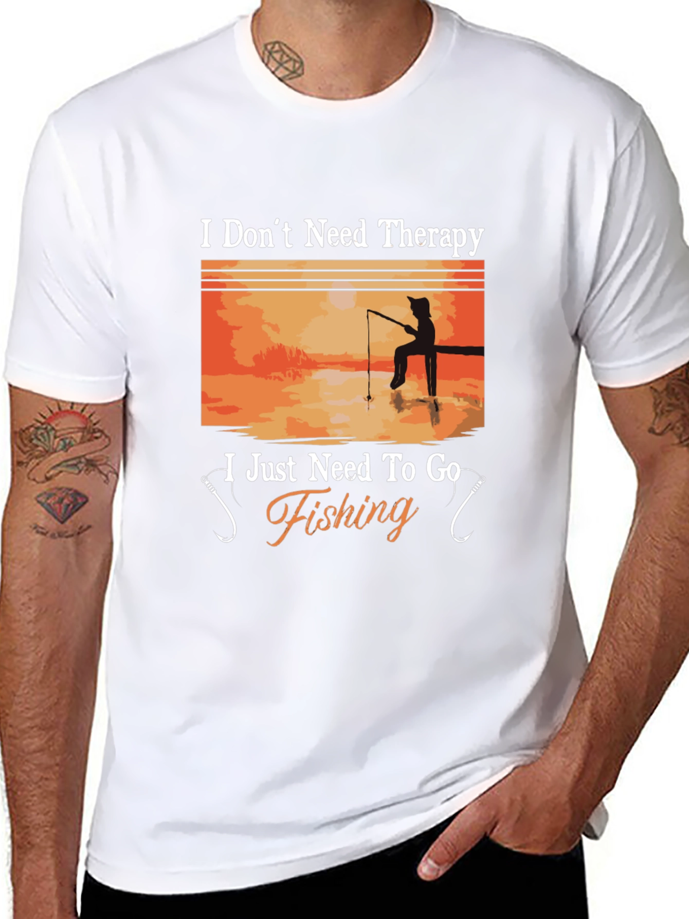 Fishing Therapy T-Shirt - Anglers Humor Tee