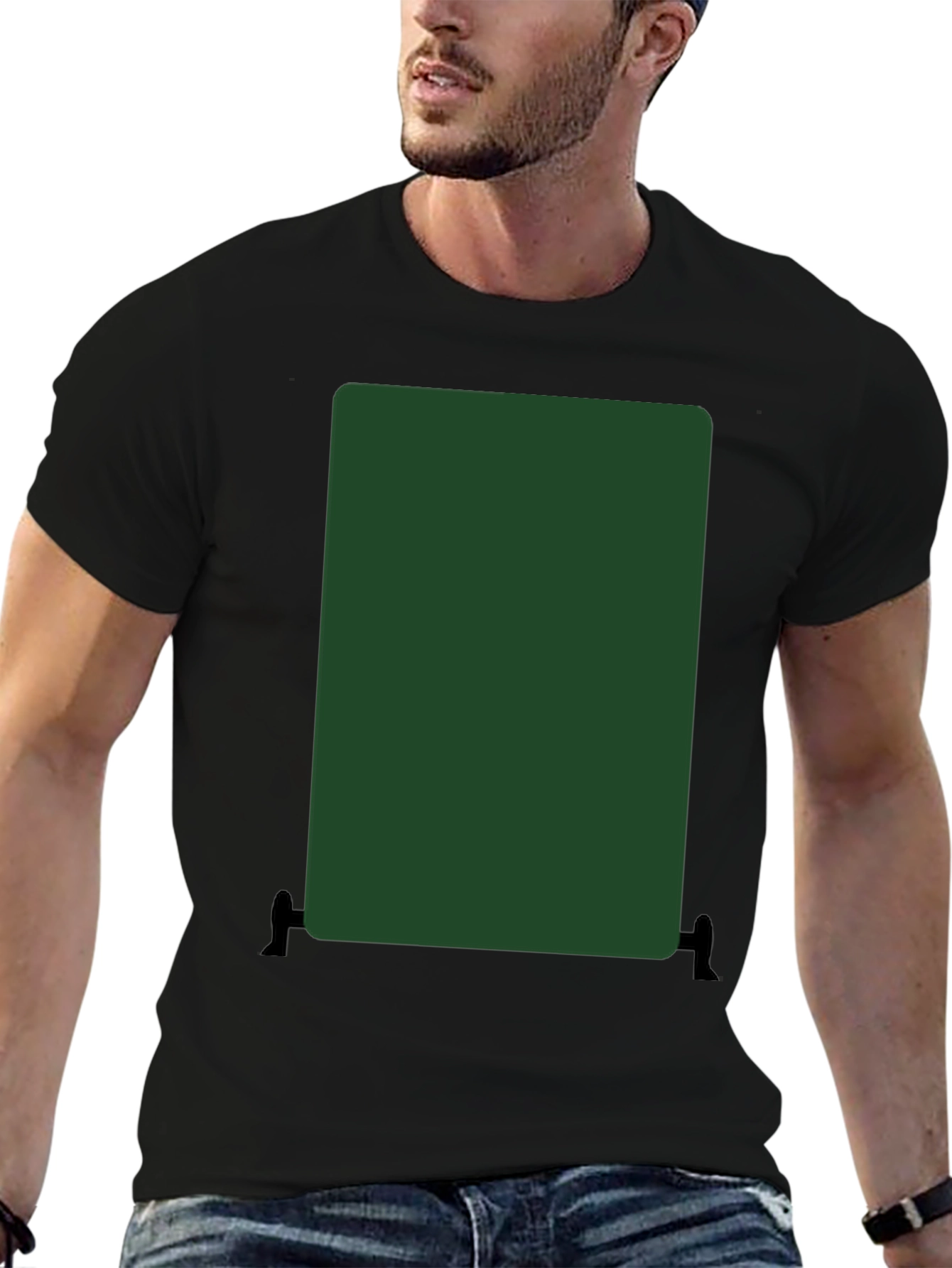 Mens Basic Black T-Shirt