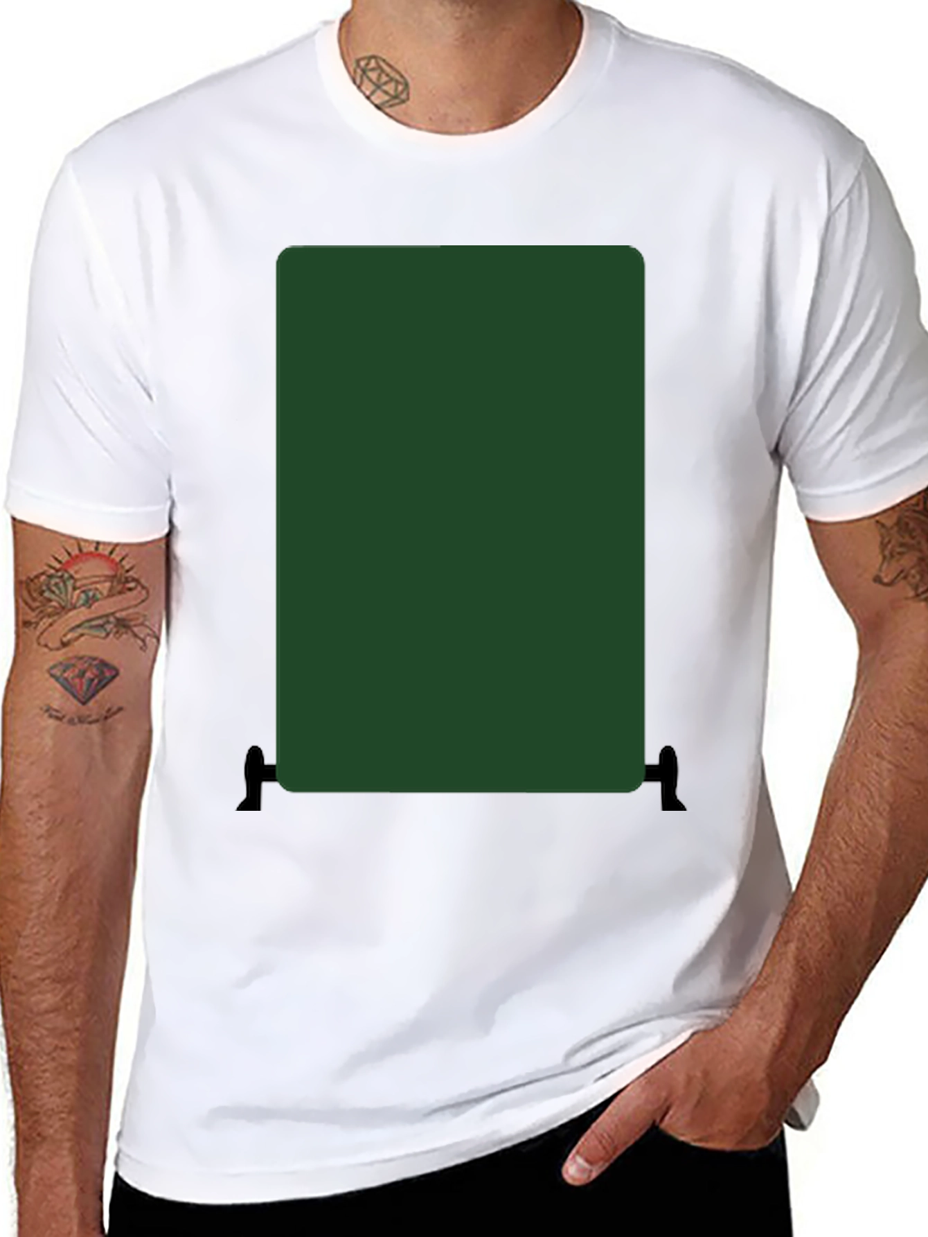 Mens Basic Black T-Shirt