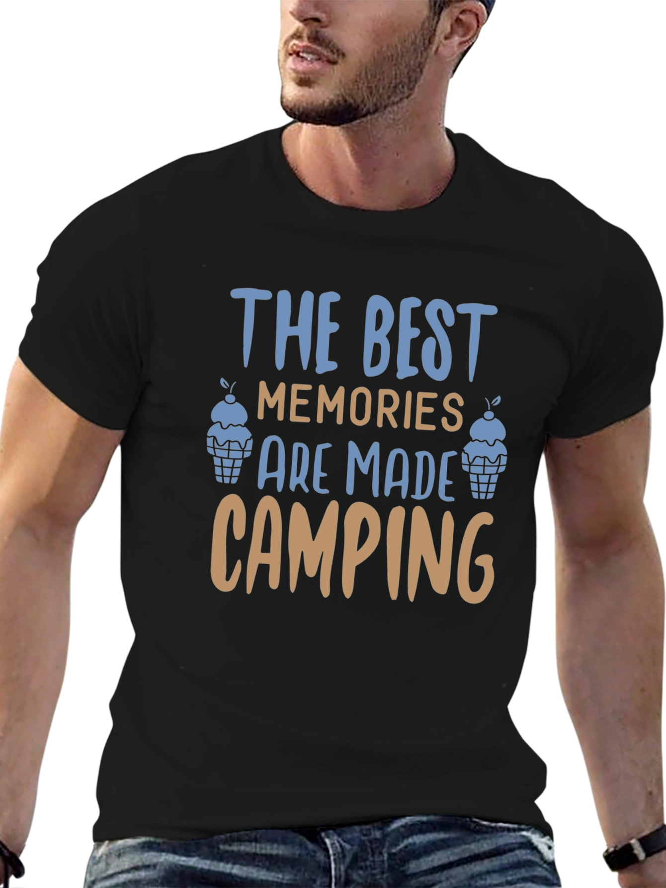 Camping Memories Graphic Tee - Soft Cotton Blend