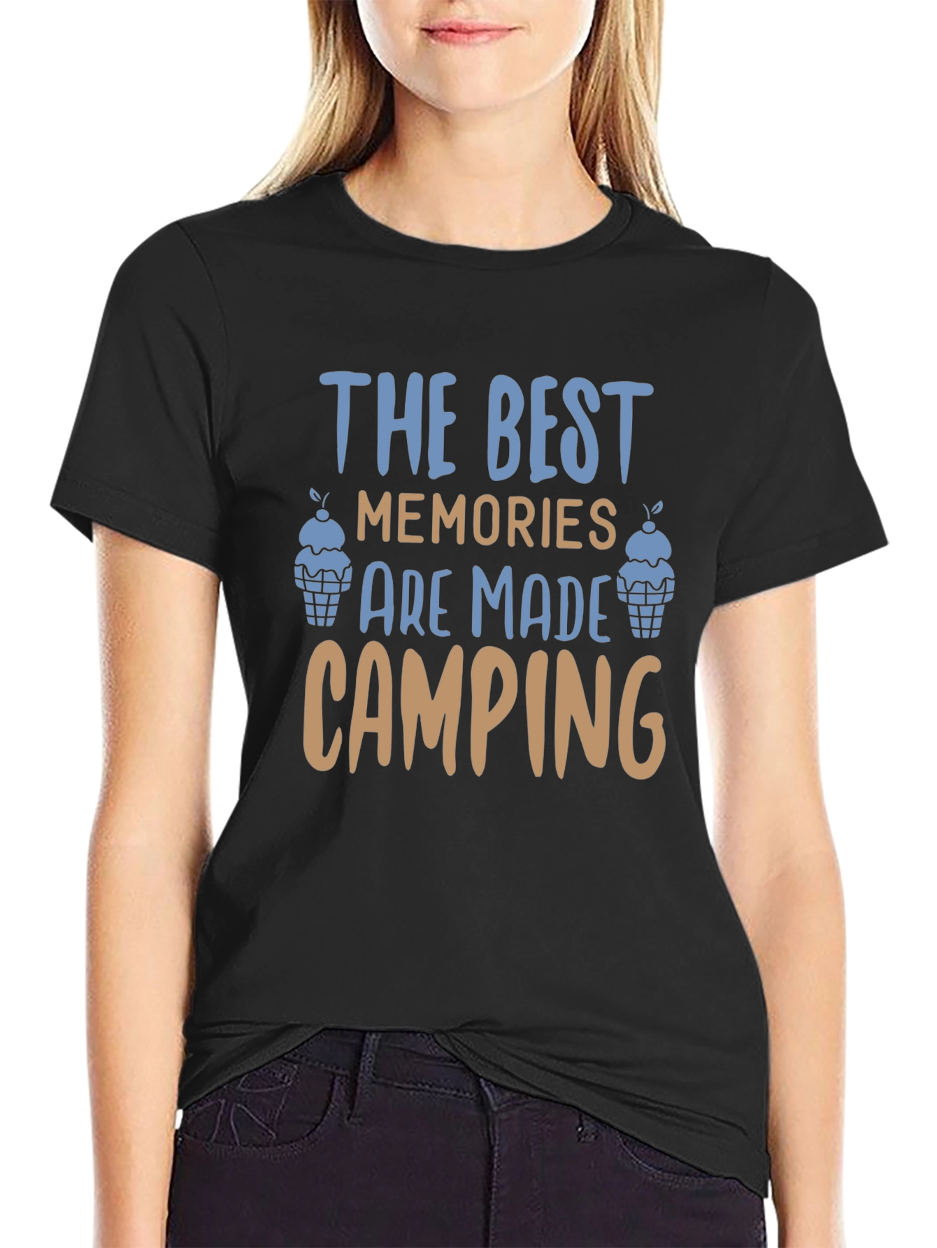 Camping Memories Graphic Tee - Soft Cotton Blend