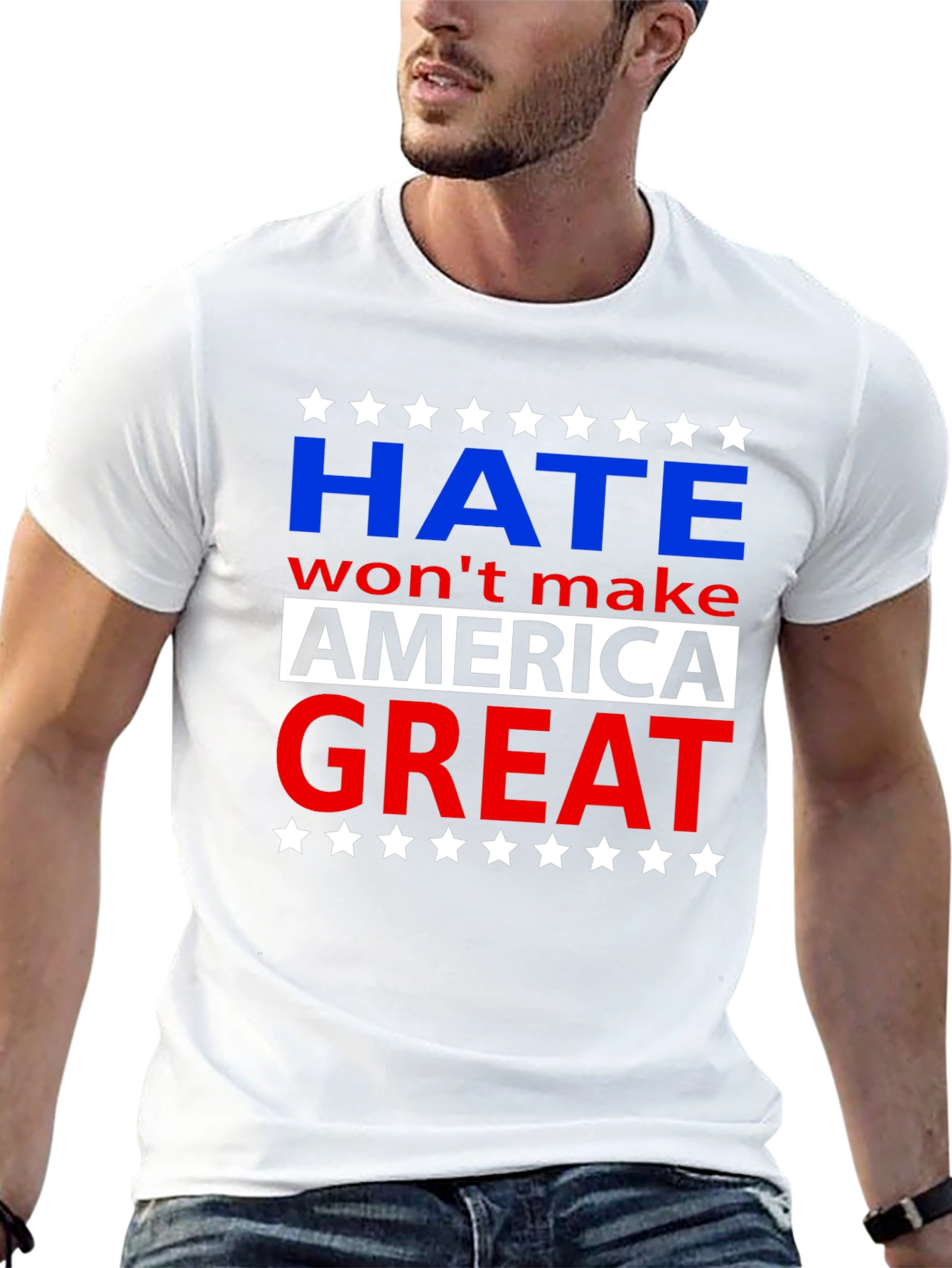 Hate Wont Make America Great Graphic T-Shirt