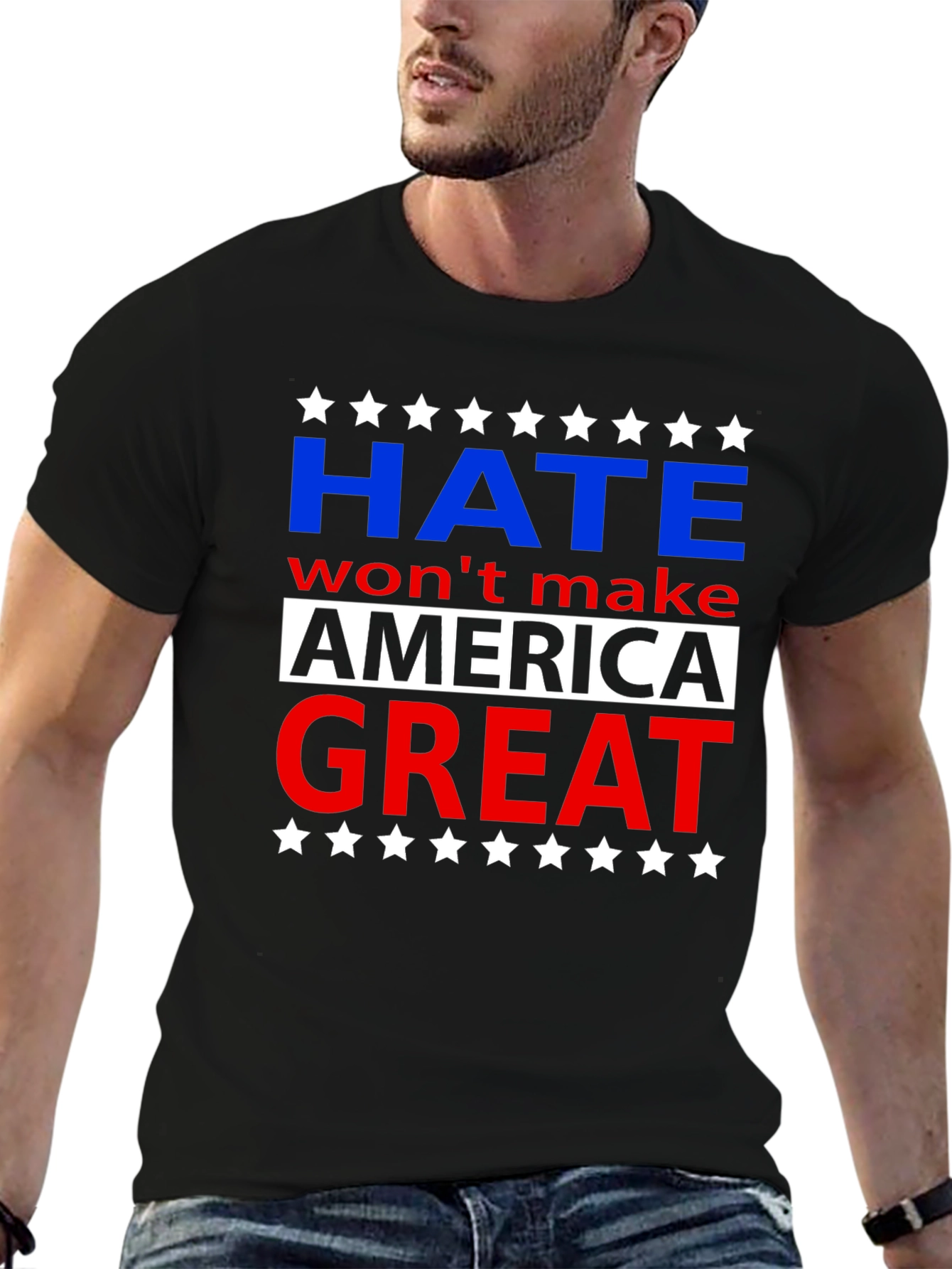Hate Wont Make America Great Graphic T-Shirt