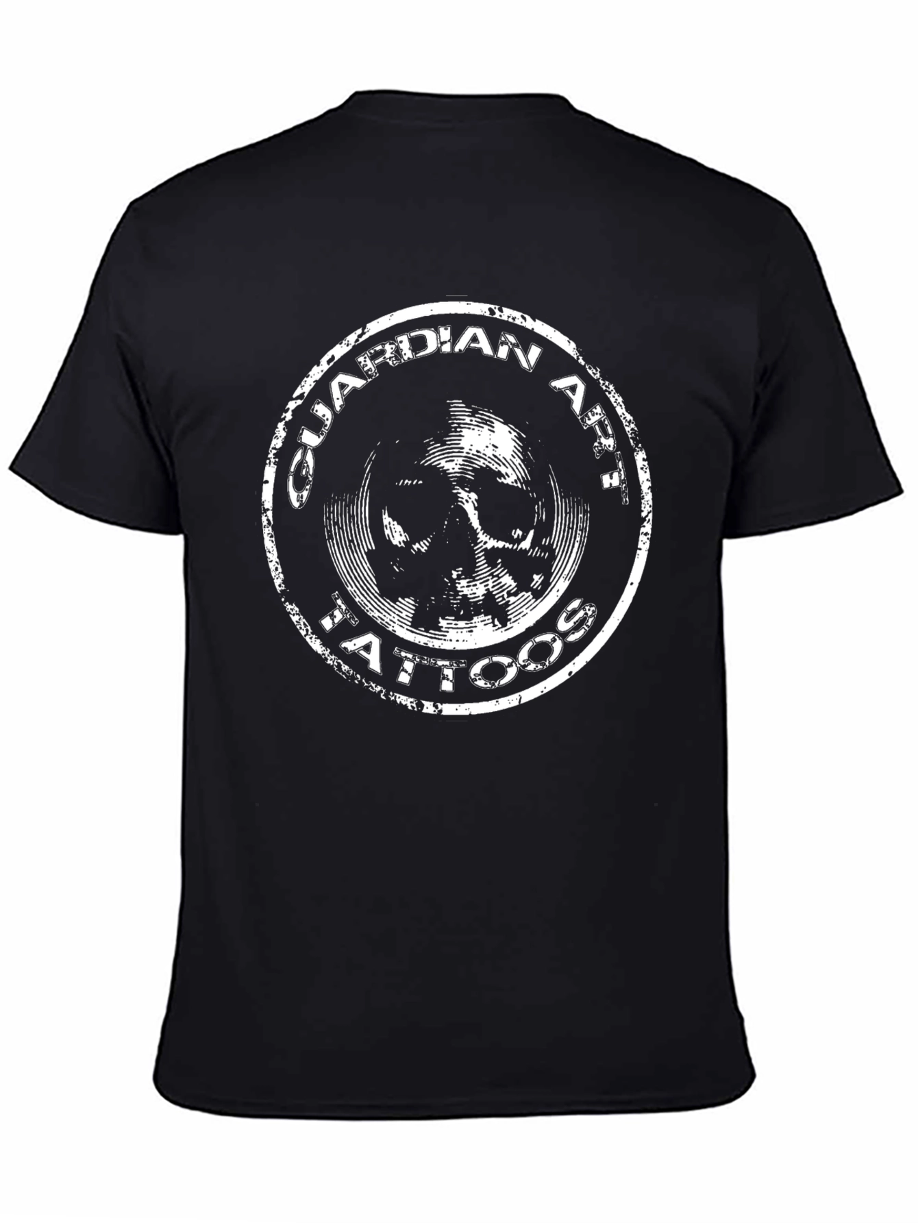 Guardian Art Tattoos Black Graphic Tee