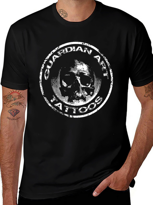 Guardian Art Tattoos Black Graphic Tee