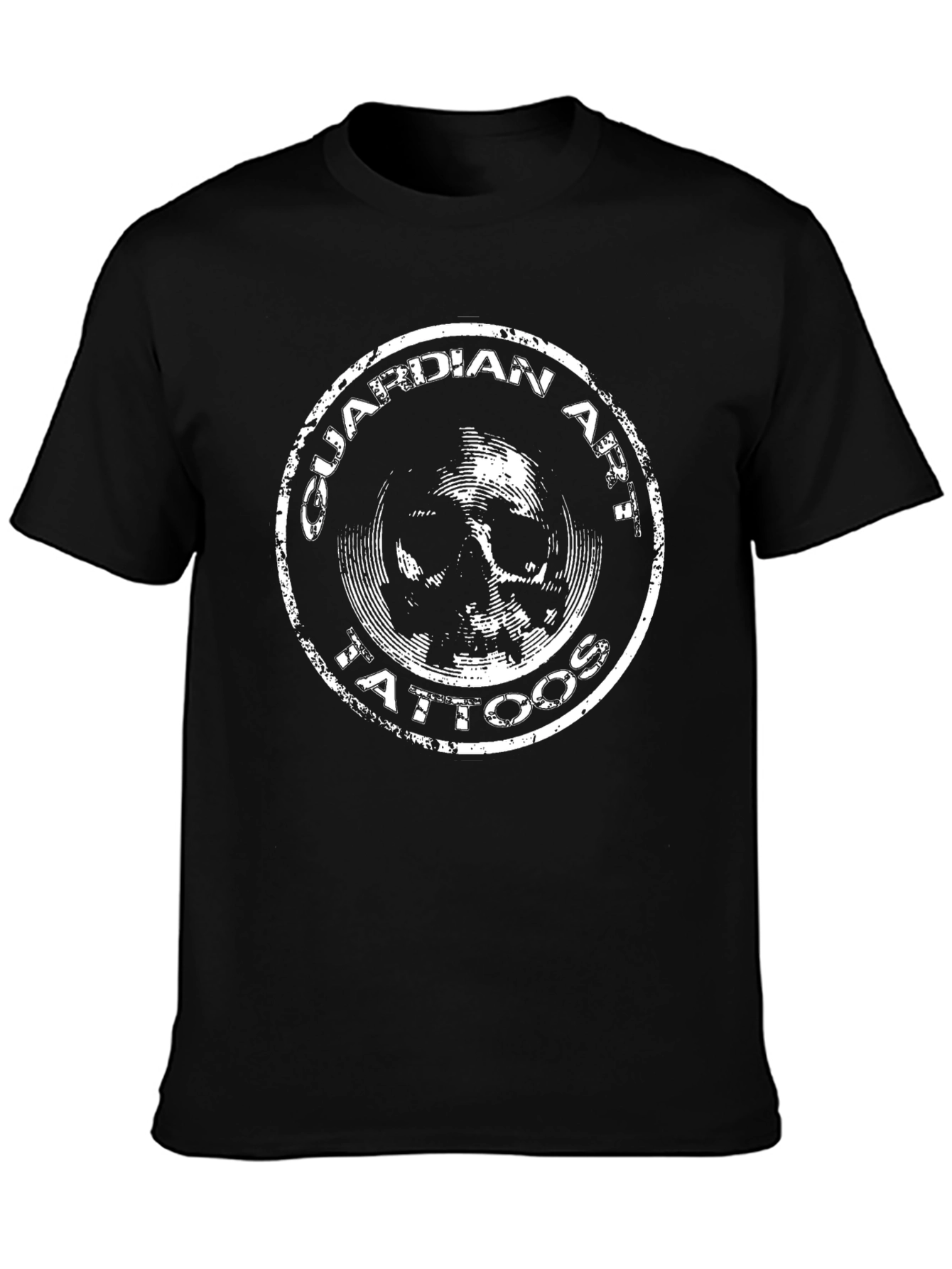 Guardian Art Tattoos Black Graphic Tee