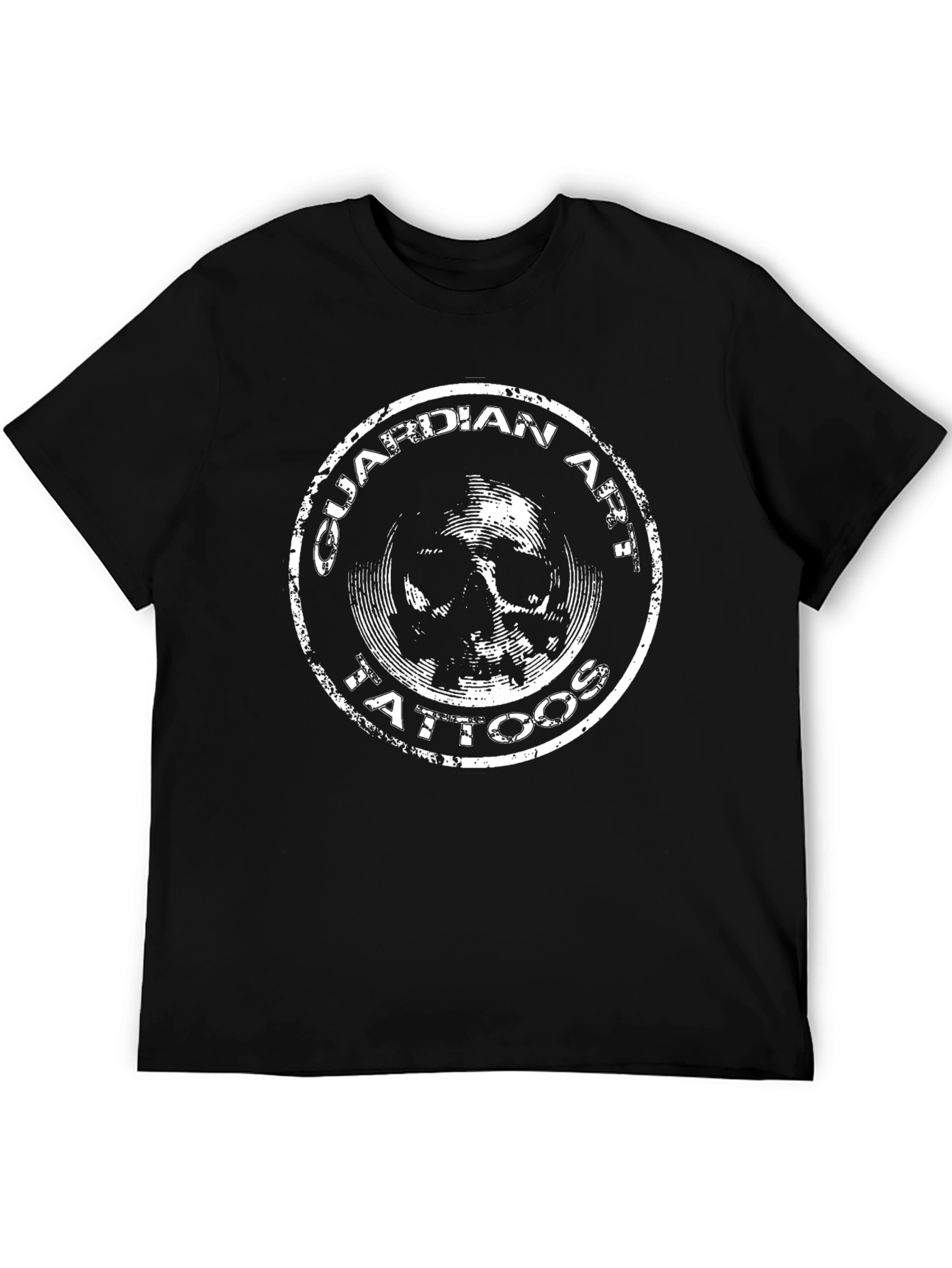 Guardian Art Tattoos Black Graphic Tee