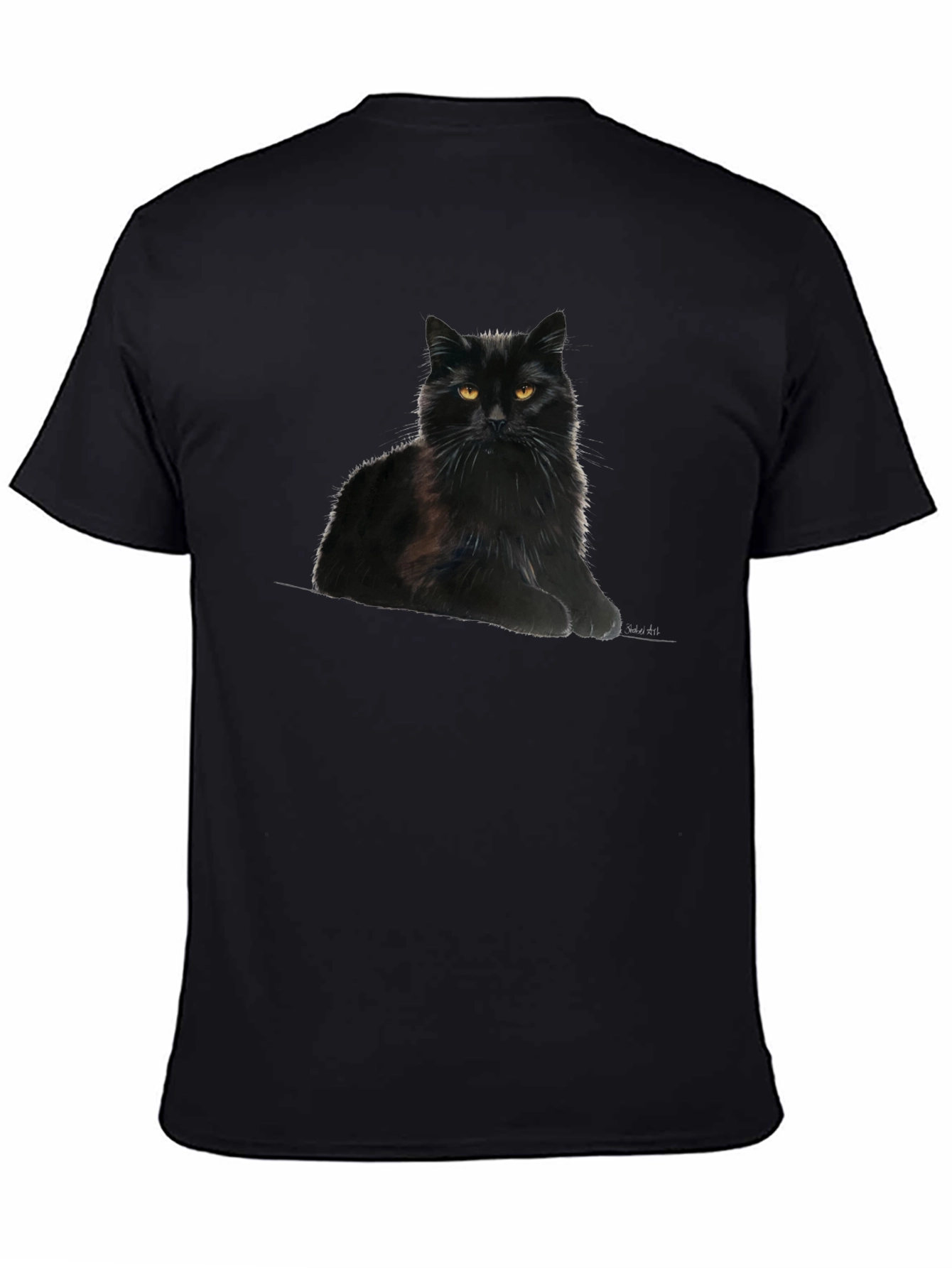 Black Cat Graphic T-Shirt
