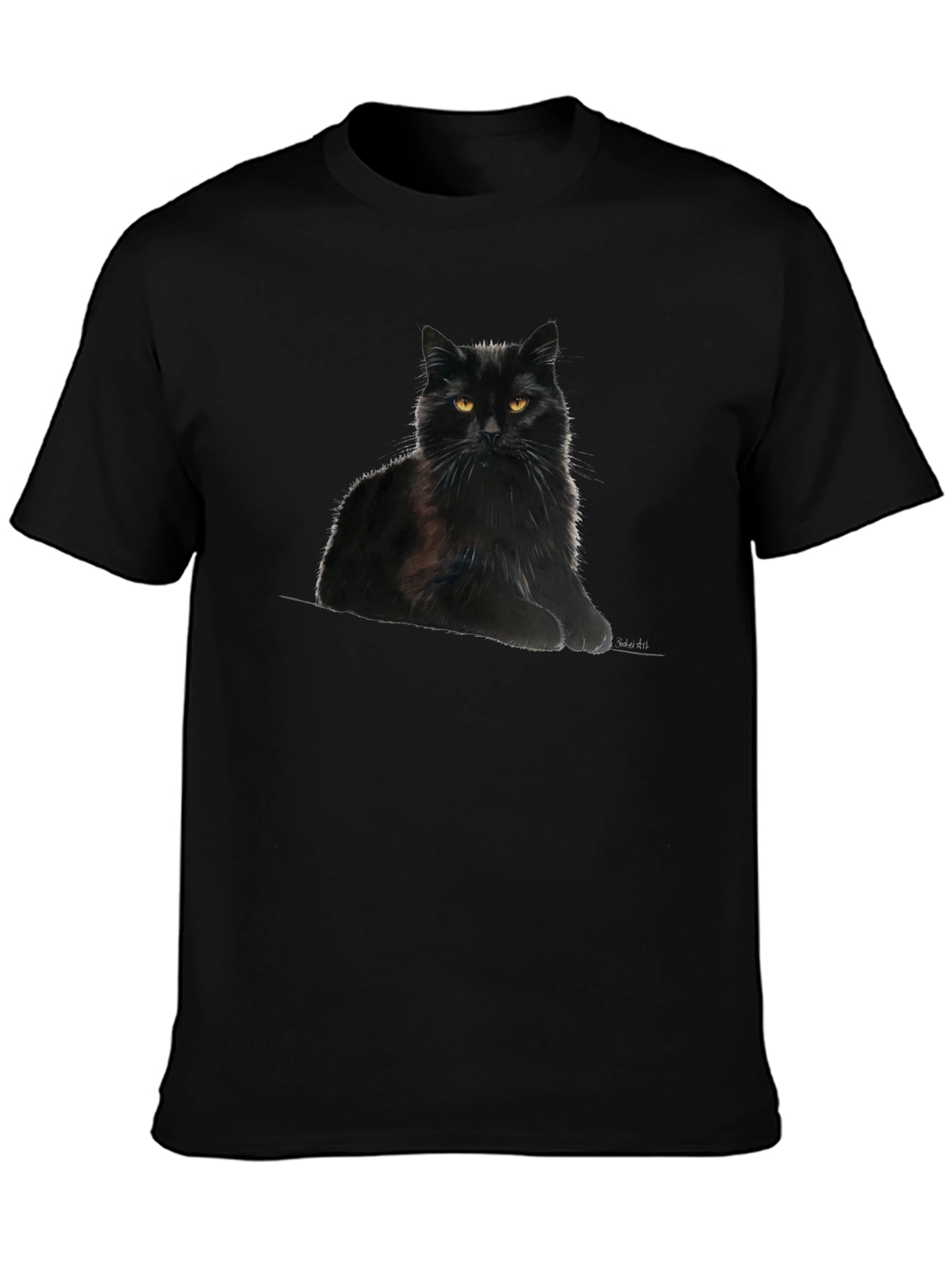 Black Cat Graphic T-Shirt