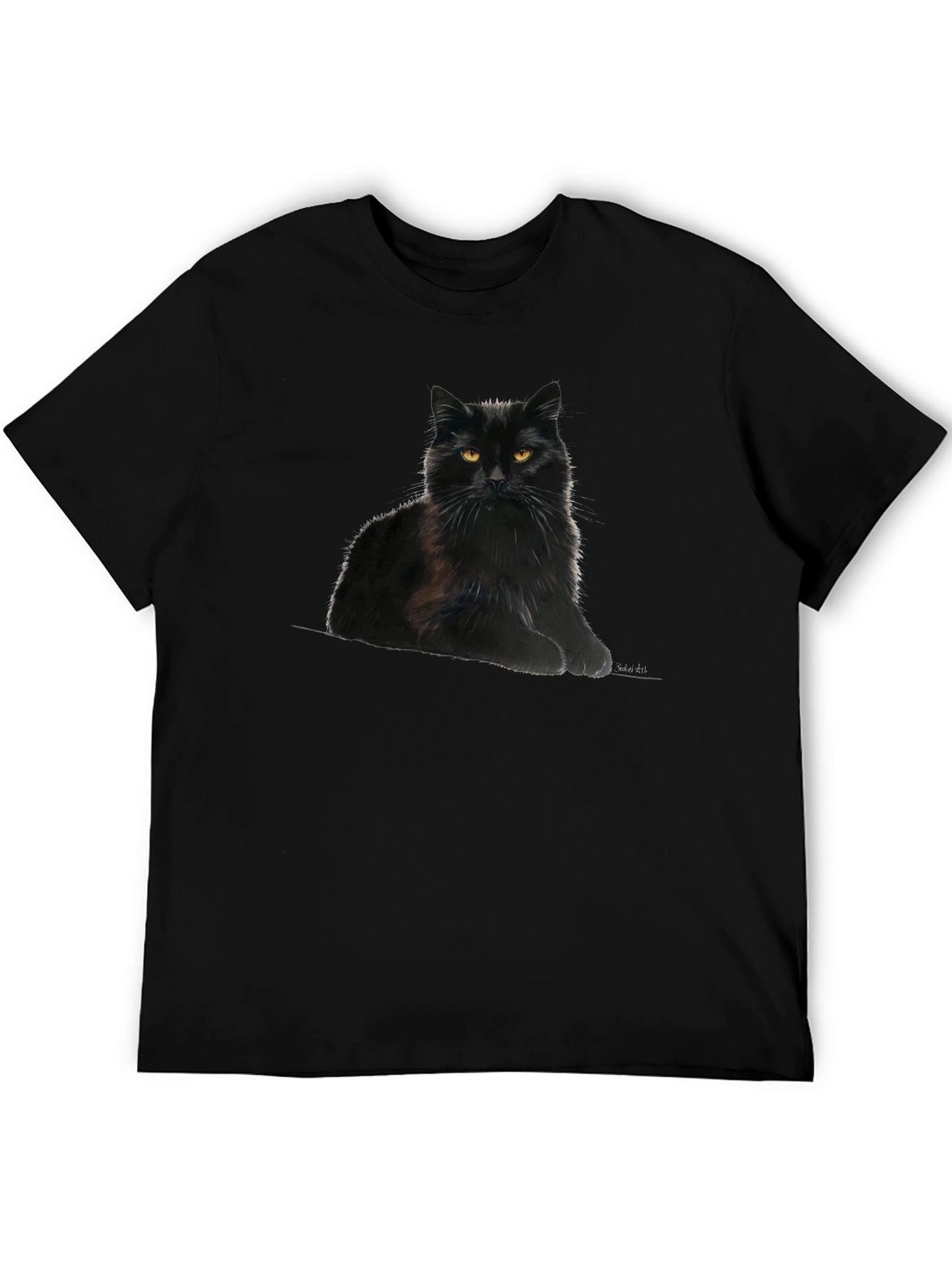 Black Cat Graphic T-Shirt