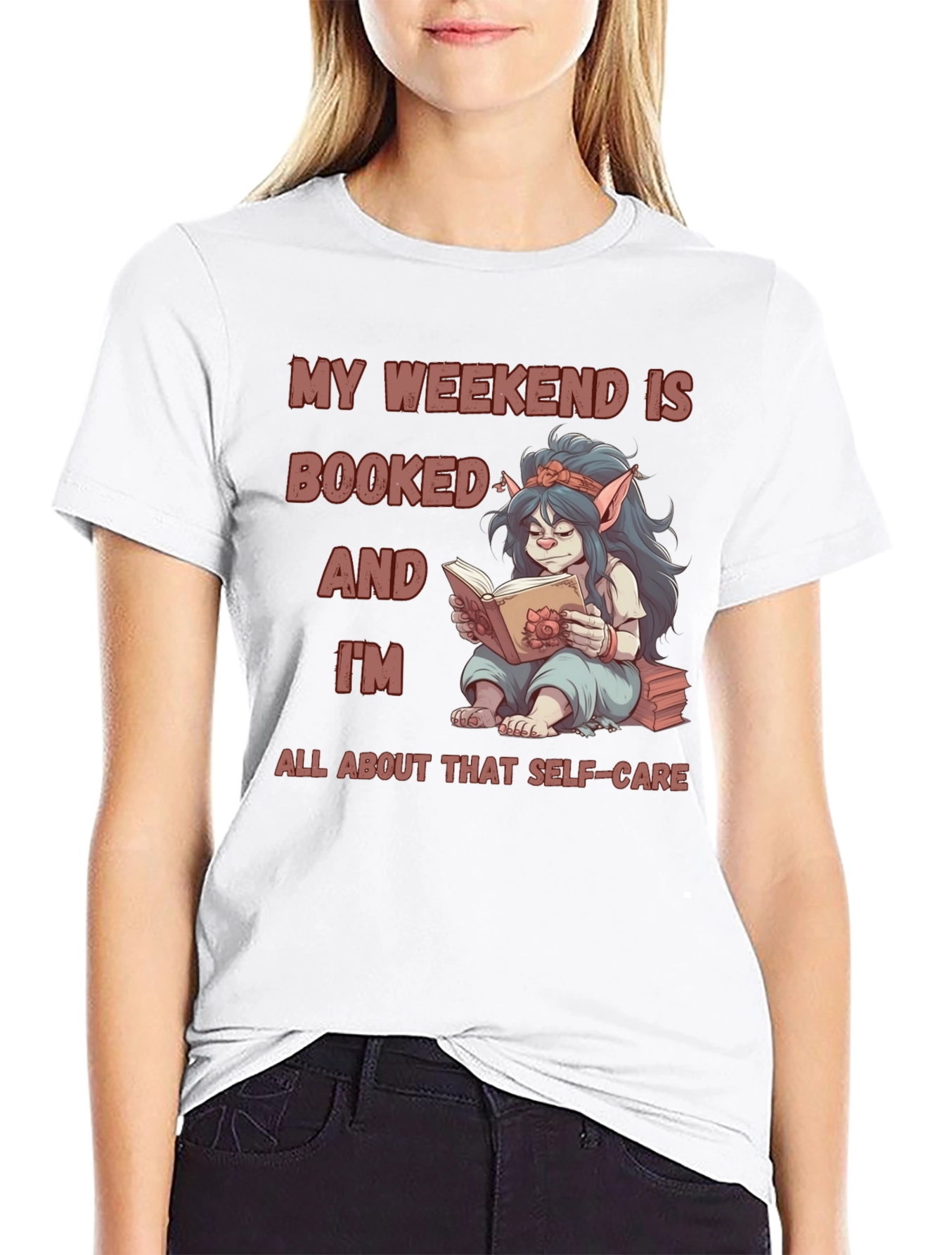 Booked Weekend Self-Care T-Shirt