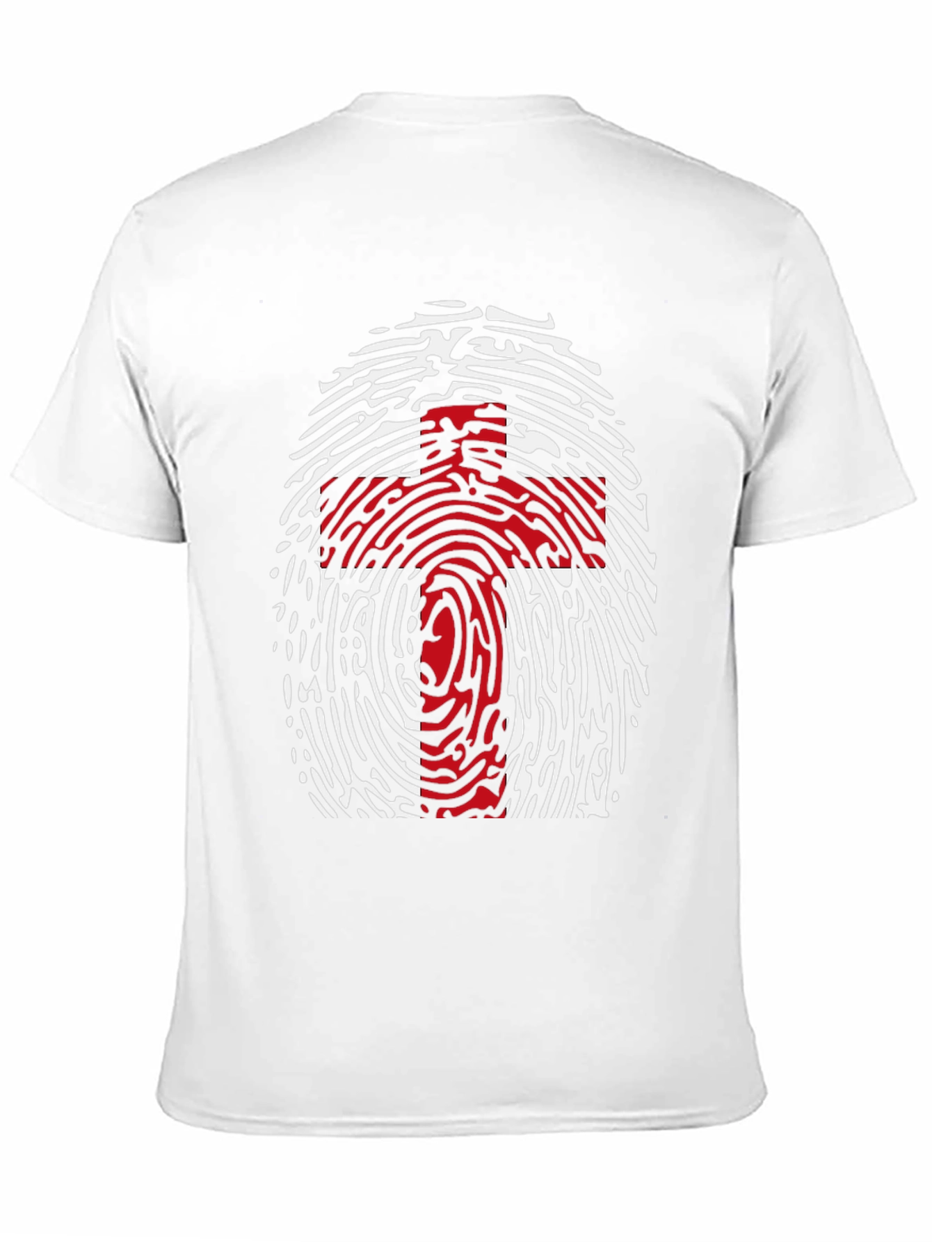 Fingerprint Cross Graphic Tee