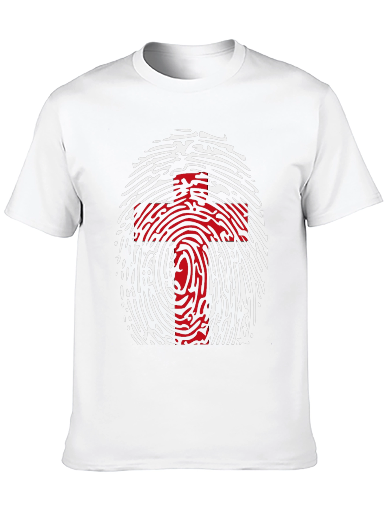 Fingerprint Cross Graphic Tee