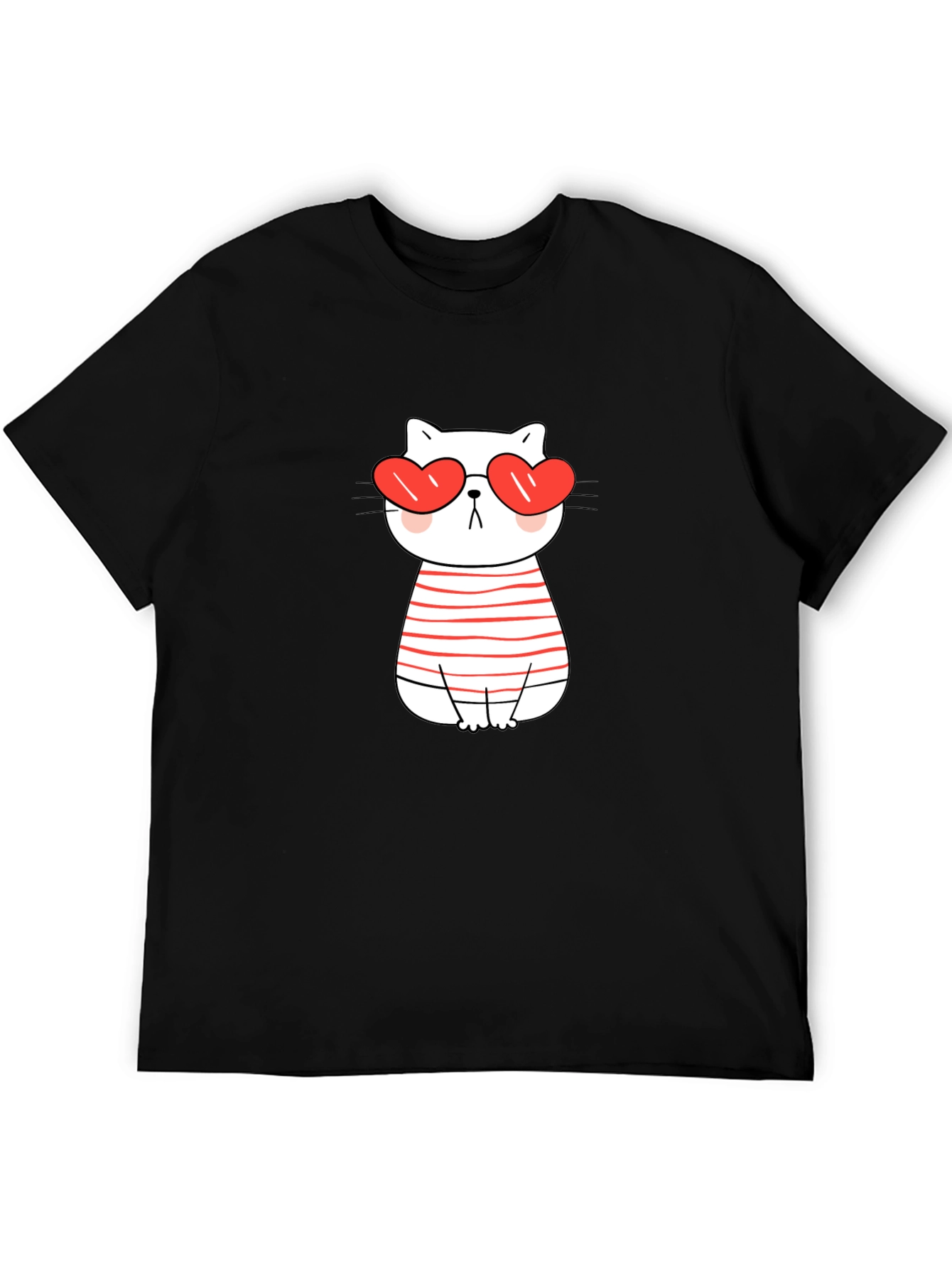 Heart Eyes Cat T-Shirt - Valentines Day